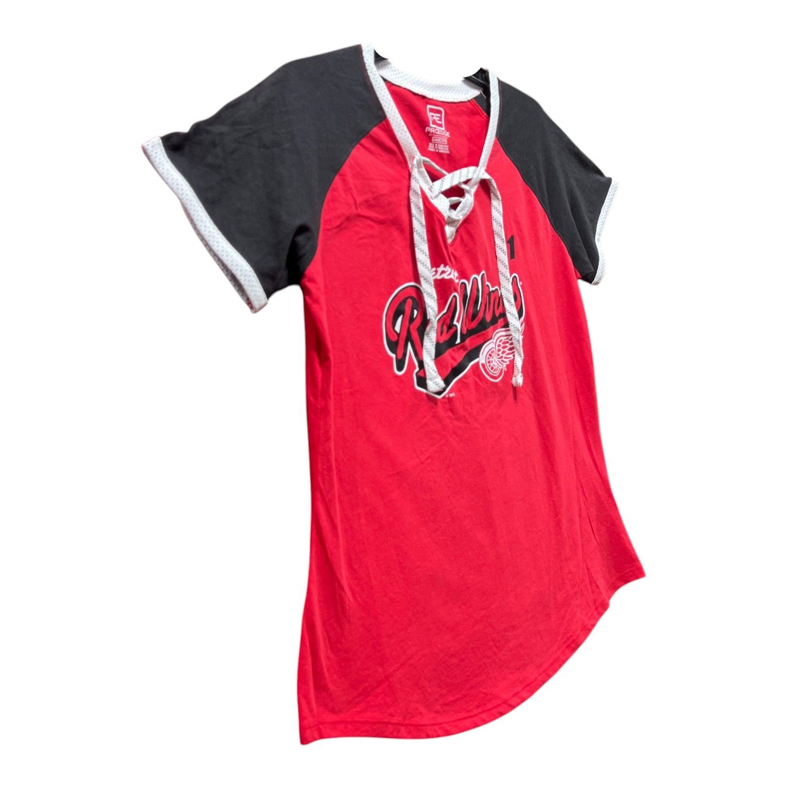 Other PROEDGE - Women's Lightweight Raglan Sleeve Lace Up T-Shirt Size L / US 10 / IT 46 - 13 Thumbnail