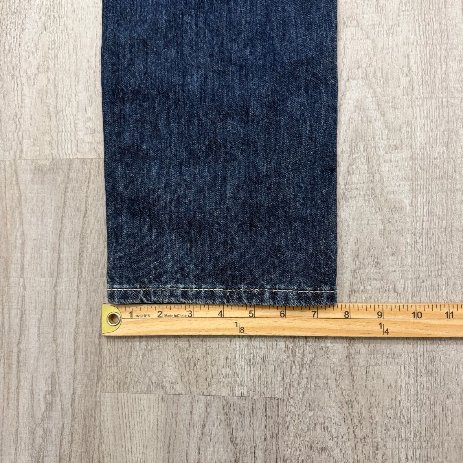 True Religion True Religion Jeans Mens 33x33 Blue Denim Skinny Flap Pocket Size US 33 - 12 Thumbnail