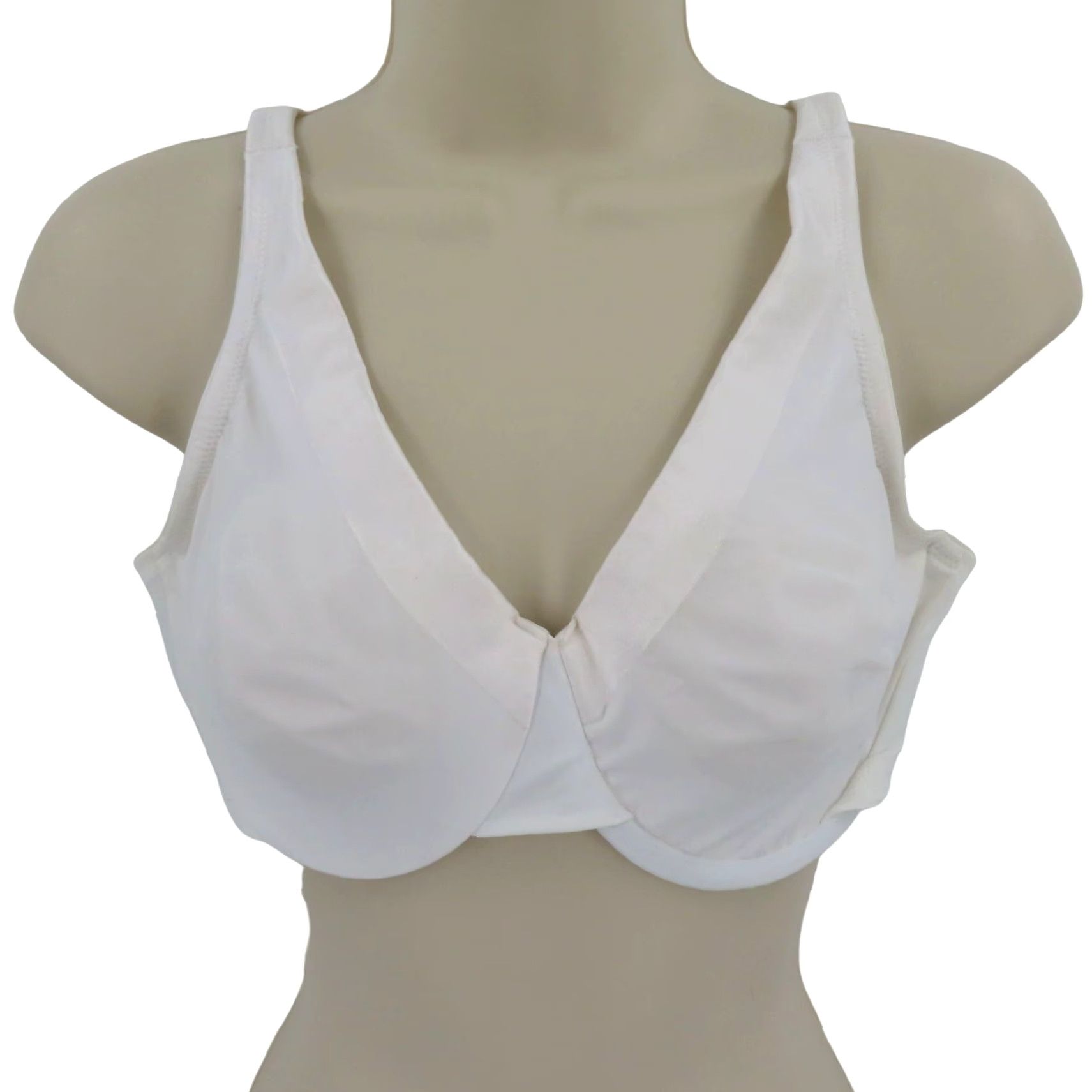 Vintage Olga Bra 36D Signature Support Underwire T-Shirt Bra White Size ONE SIZE - 2 Thumbnail