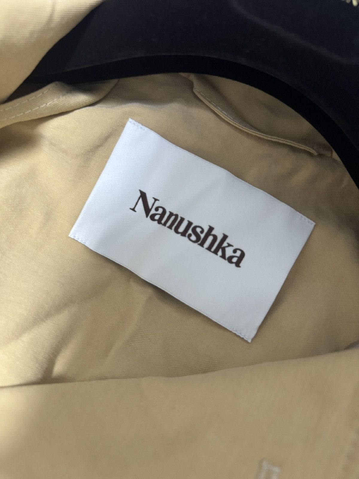 Nanushka Tan Hooded Trench Coat Size US M / EU 48-50 / 2 - 3 Thumbnail