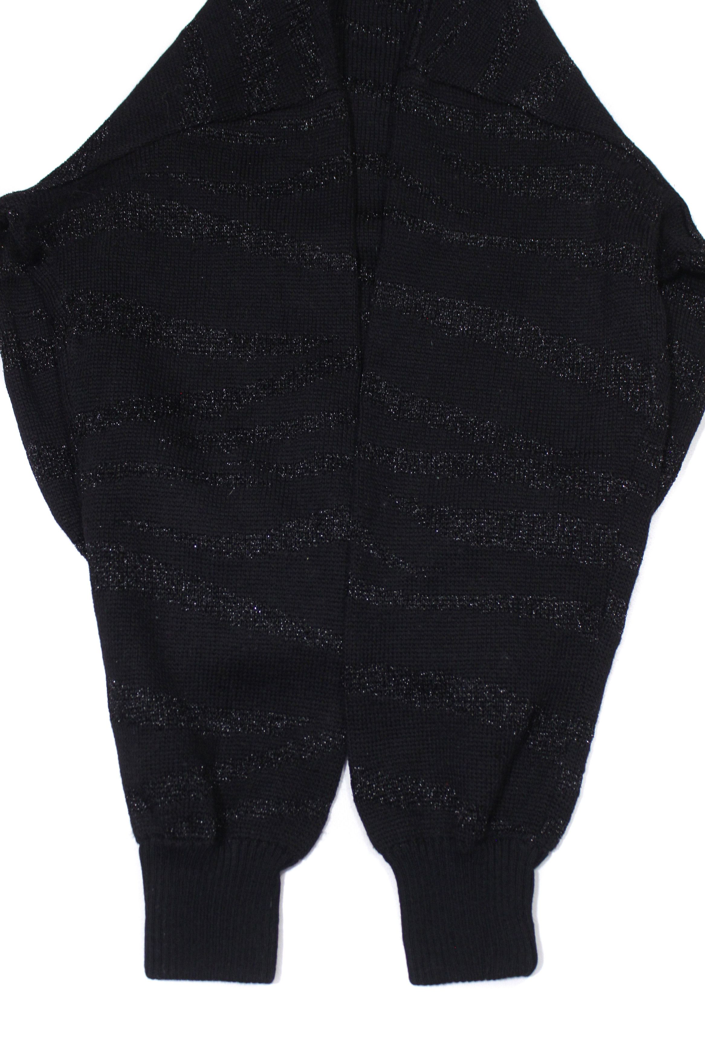 Saint Laurent Paris 80S Rive Gauche "Waves" Stretch Knit Vintage Size M / US 6-8 / IT 42-44 - 7 Thumbnail