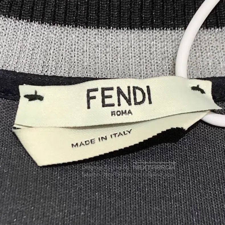 Fendi Fendi Gray Karl Lagerfeld logo embroidery fine glitter, ro Size XXS / US 00 / IT 34 - 5 Thumbnail