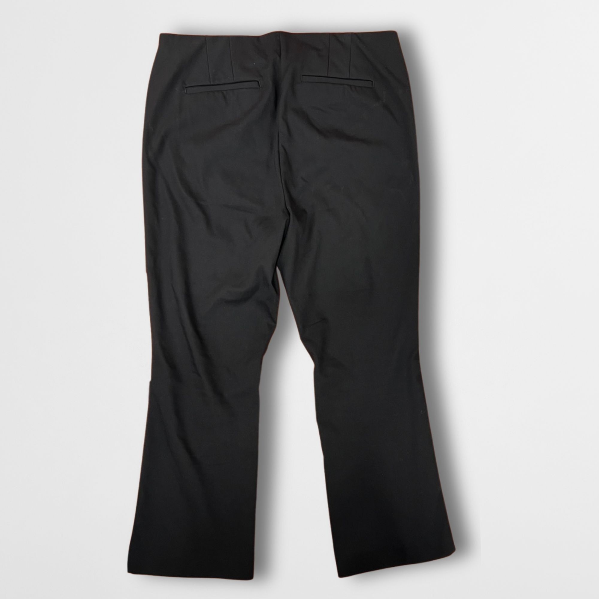 Loft LOFT Women’s Black Slim Fit Trousers Size 12 Classic Work Pa Size 34" / US 12 / IT 48 - 3 Thumbnail