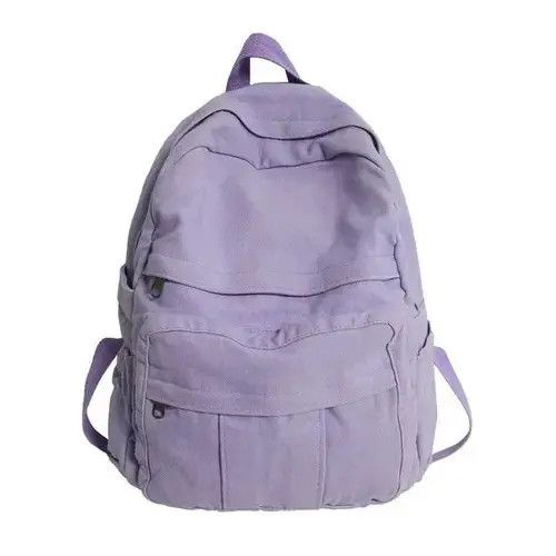 Vintage Unisex Canvas Backpack Size ONE SIZE - 6 Thumbnail