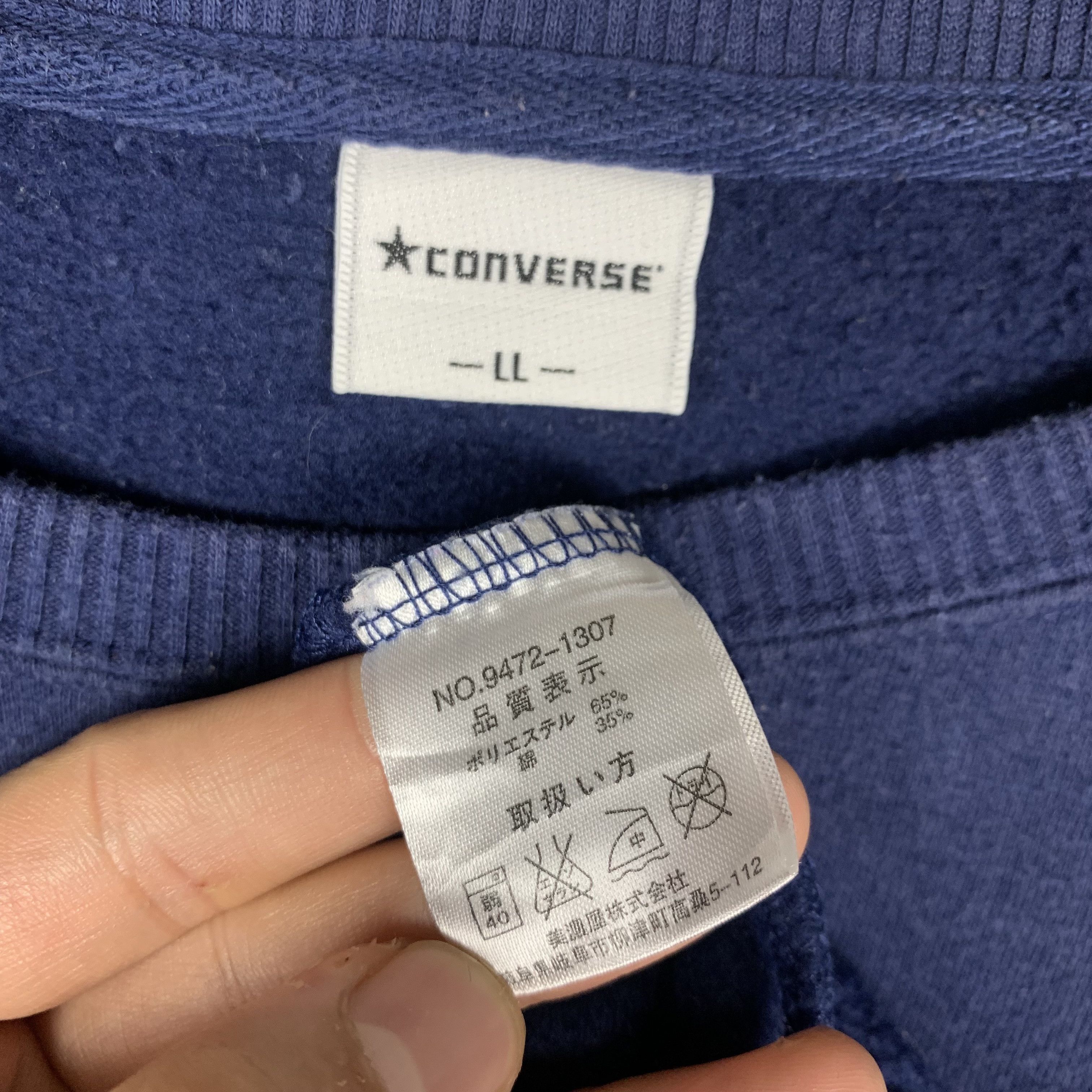 Converse Converse Allstar Chuck Taylor Sweatshirt Crewneck Size US L / EU 52-54 / 3 - 3 Thumbnail