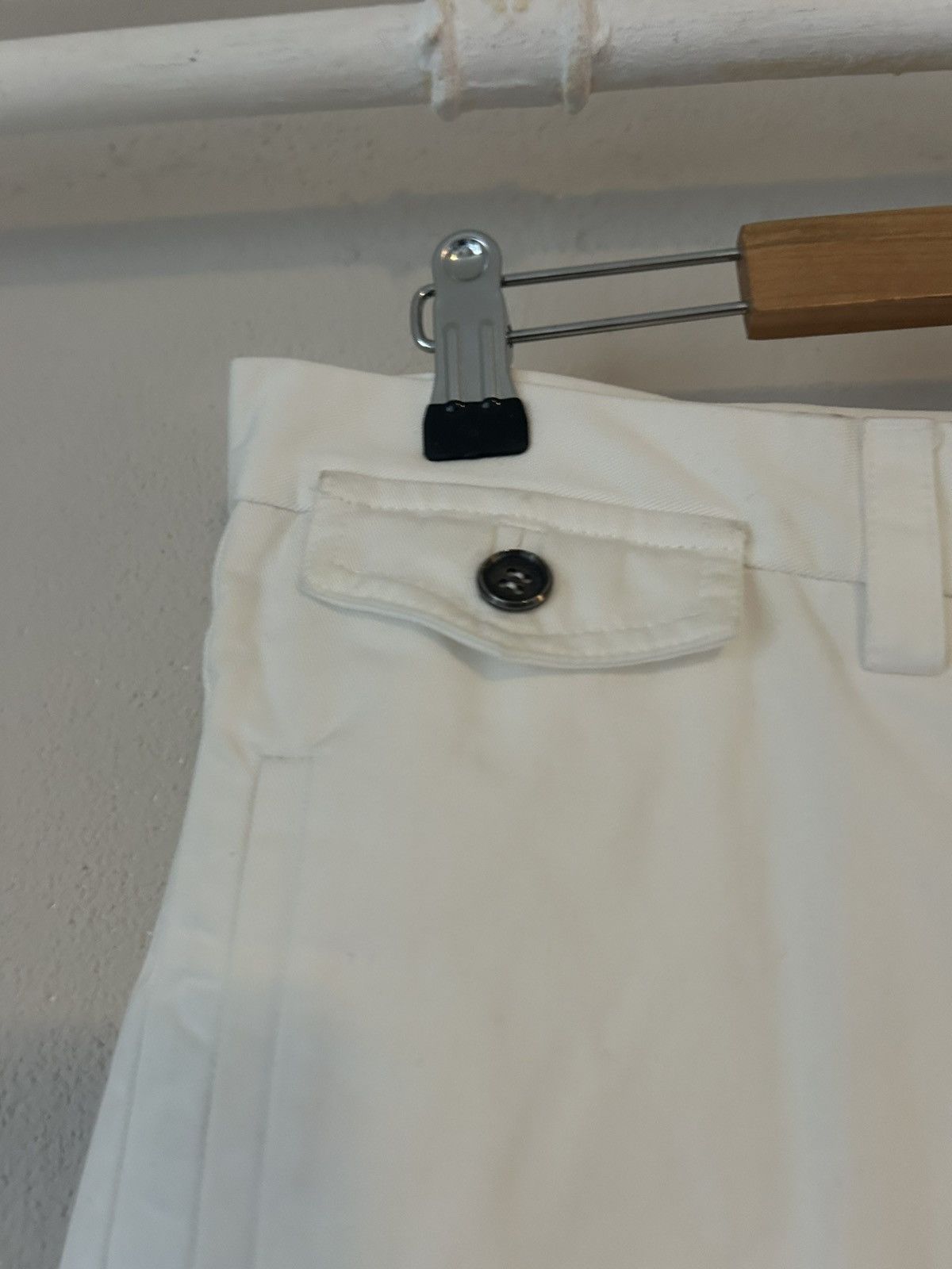 Gucci Gucci White Cotton-Blend Trousers – Size 54 Size US 38 / EU 54 - 11 Thumbnail
