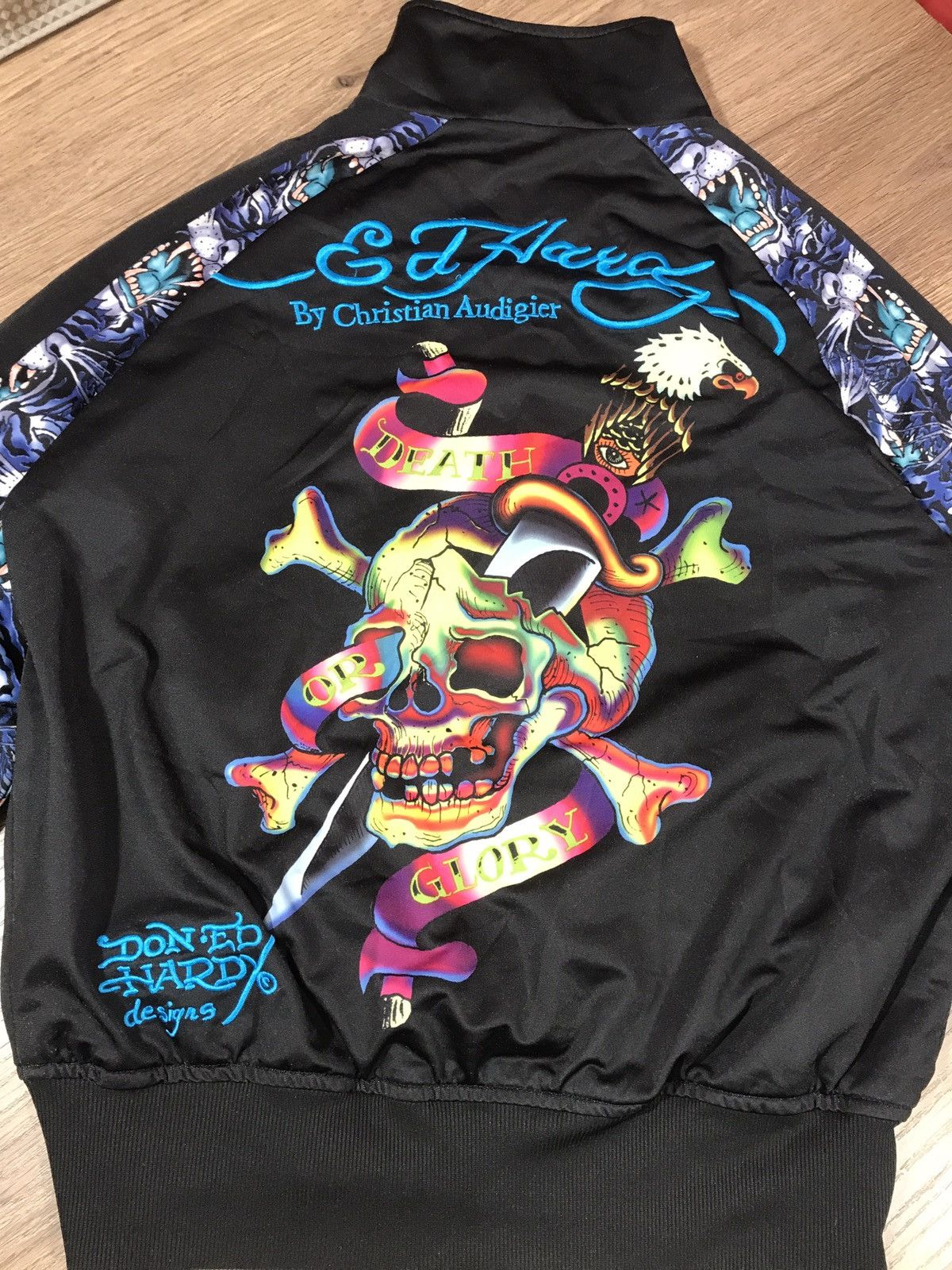 Christian Audigier RARE Vintage Ed Hardy Zip Big Logo Size US M / EU 48-50 / 2 - 12 Thumbnail
