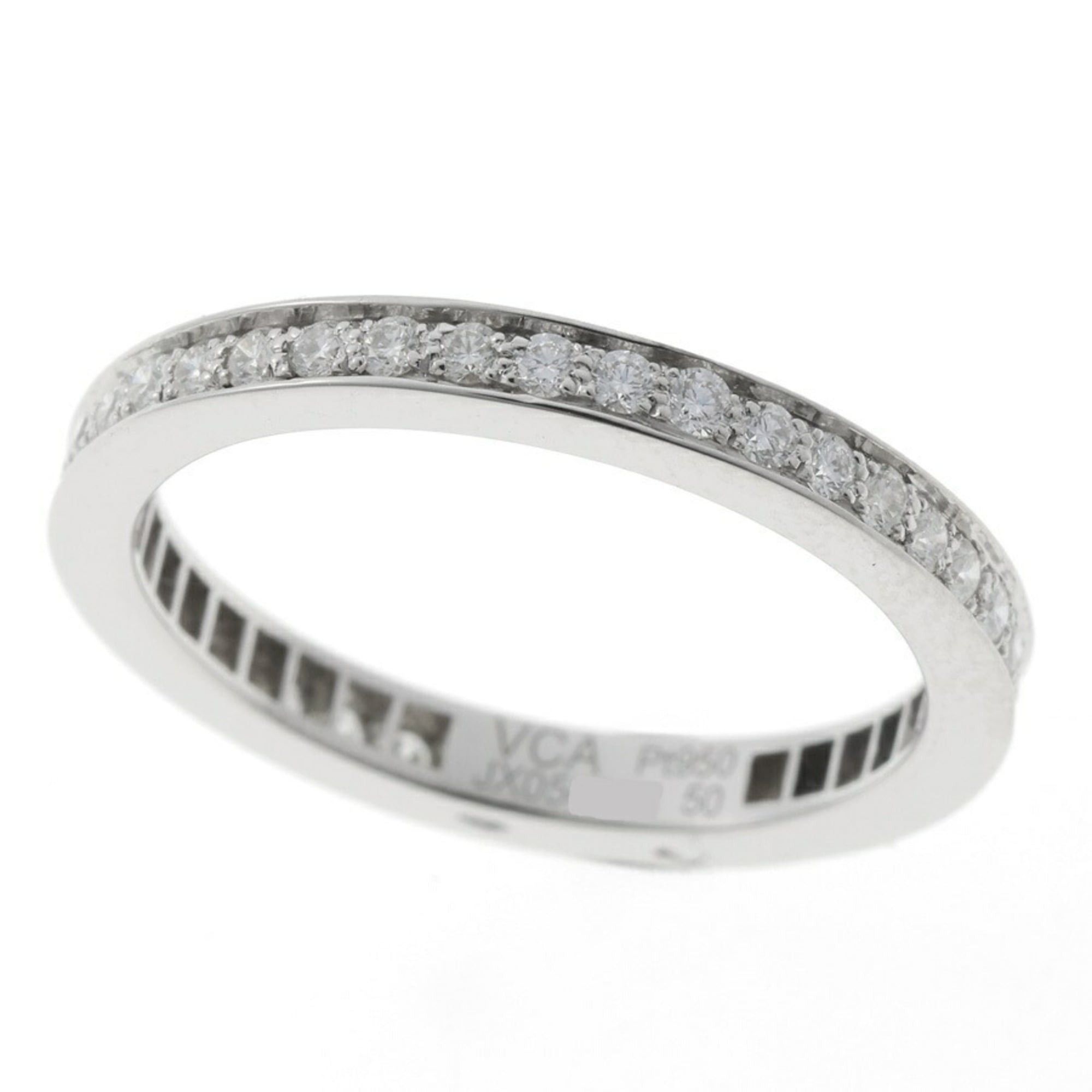Van Cleef & Arpels Van Cleef & Arpels Romance Eternity Ring 2.1mm VCARPJMJ00 Pt950 Platinum #10 Size ONE SIZE - 1 Thumbnail