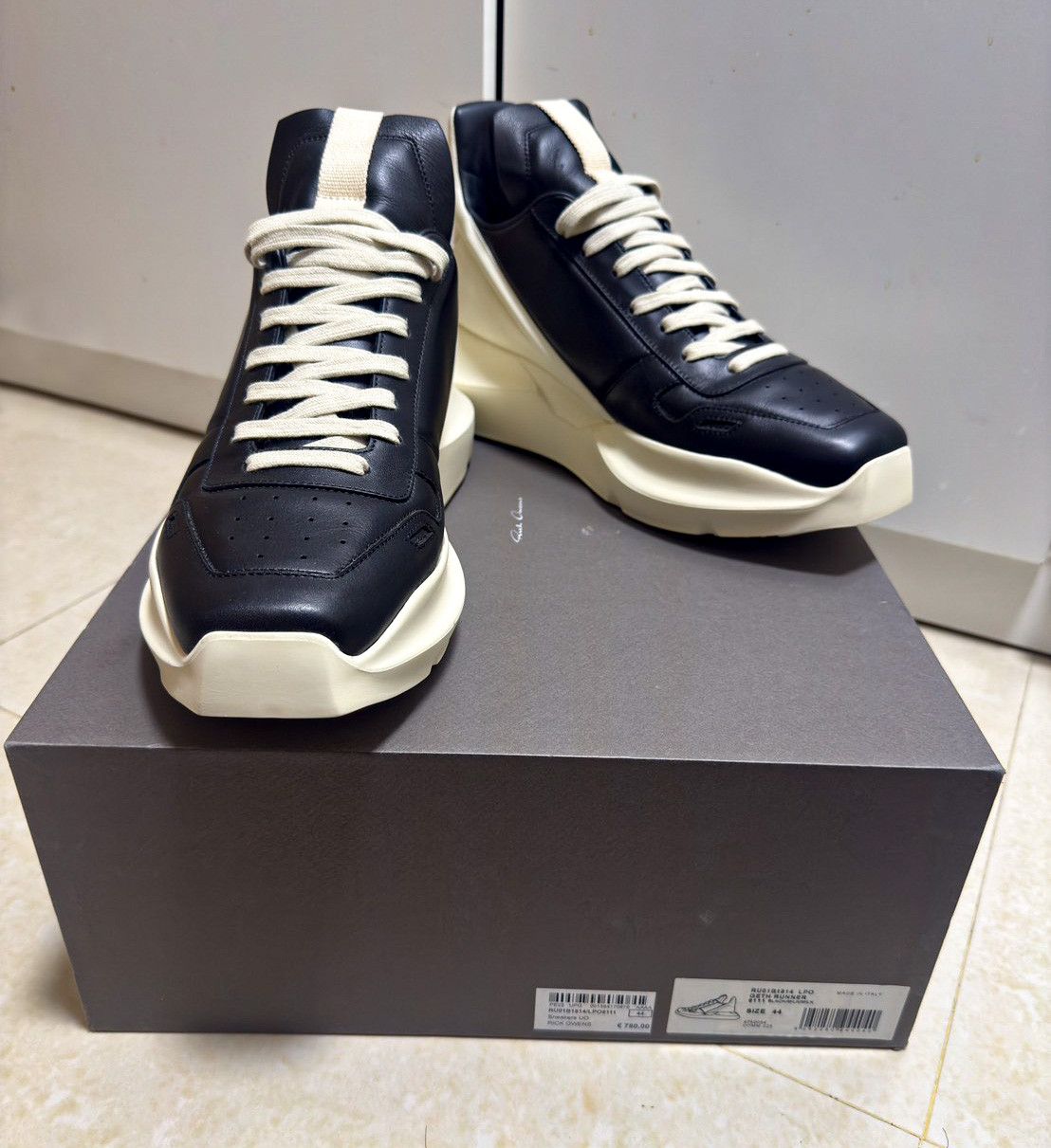 Rick Owens Rick Owens GETH Runner Size US 11 / EU 44 - 1 Thumbnail