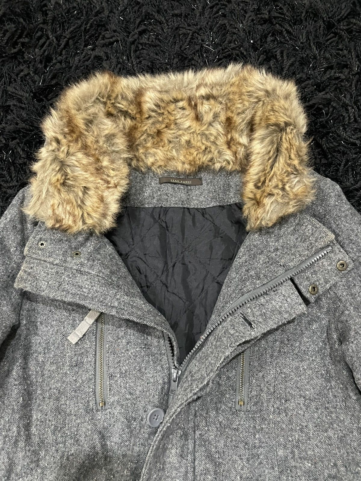 Ciaopanic Japanese archival Ciaopanic parka fur long tail Jacket MOD M Size US M / EU 48-50 / 2 - 3 Thumbnail