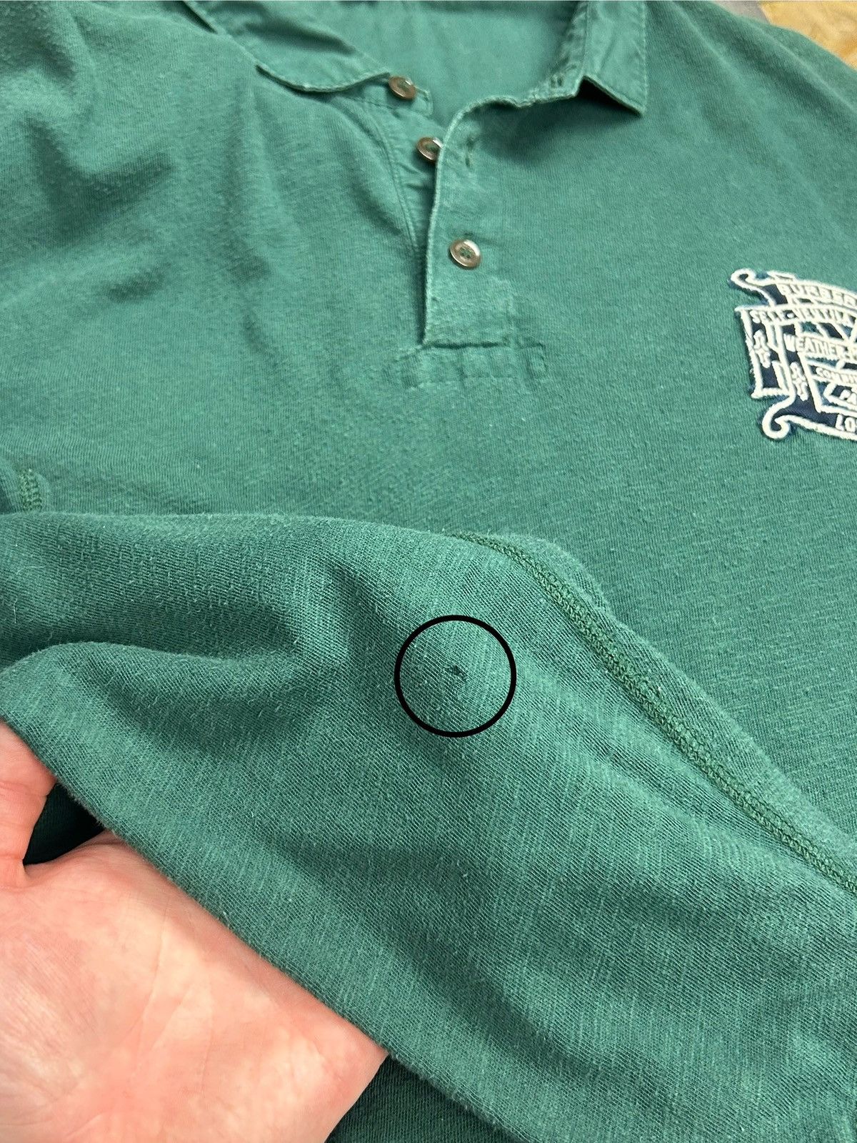 Burberry Very rare Burberry polos long sleeve Size US S / EU 44-46 / 1 - 9 Thumbnail