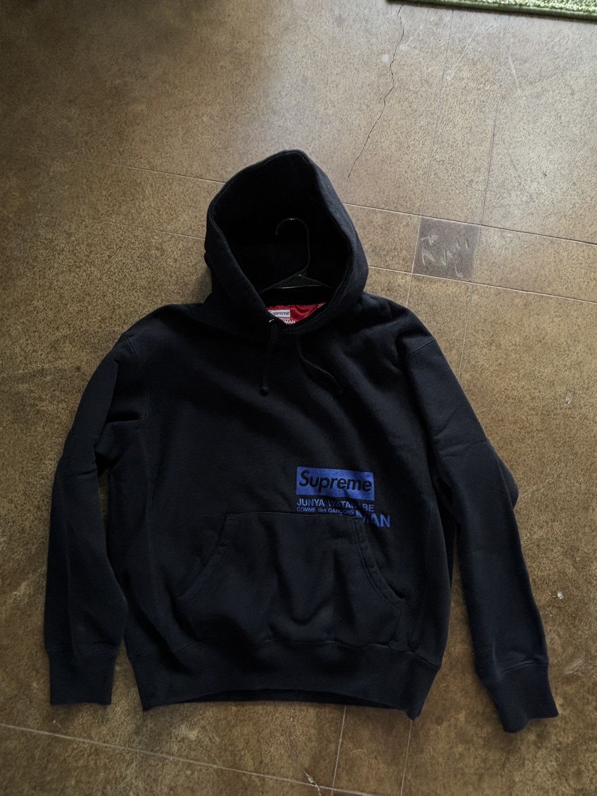 Supreme JUNYA WATANABE MAN パーカー 黒 Supreme-JUNYA-WATANABE-CDG-MAN