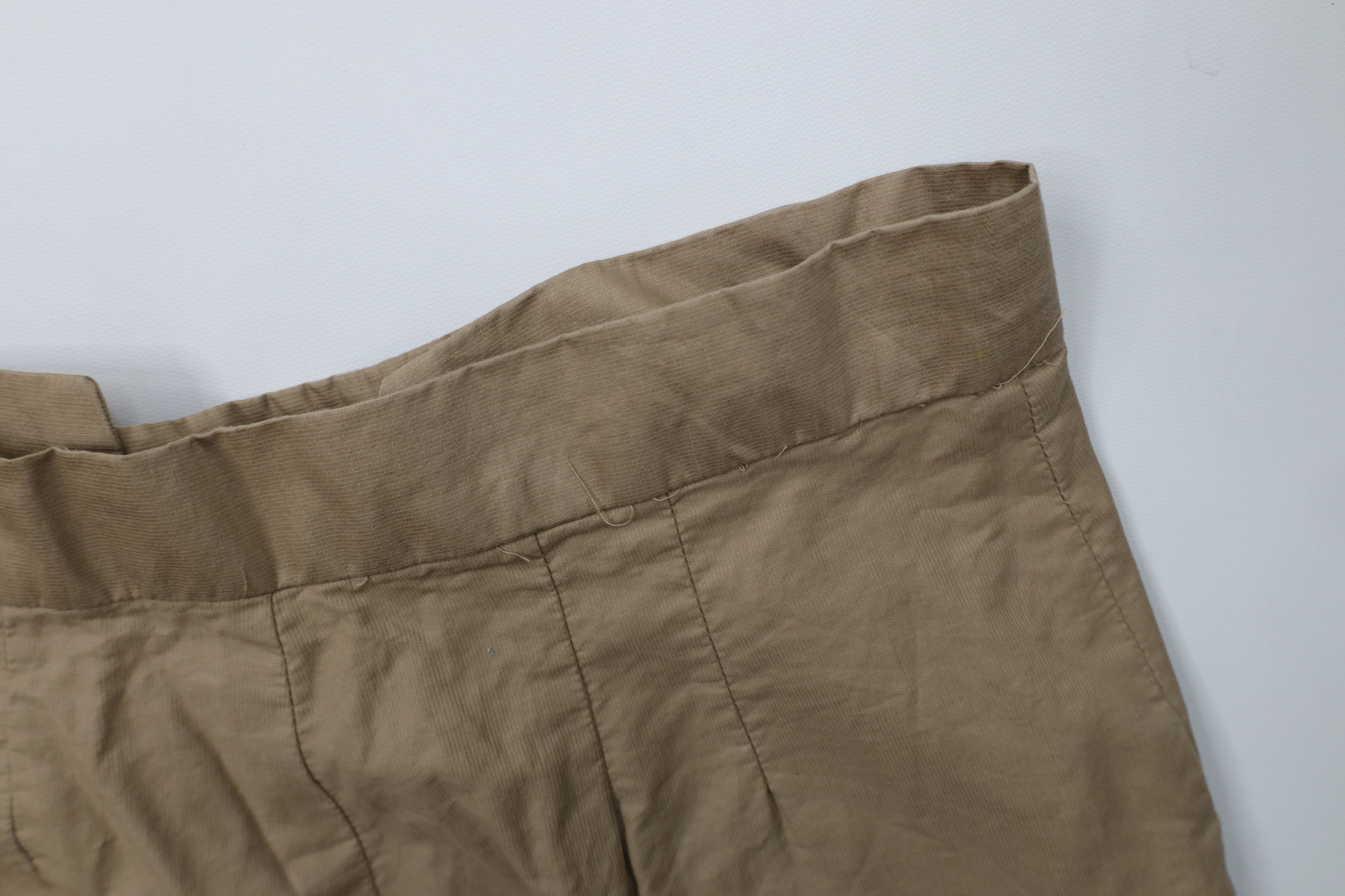 Vintage Vintage 70s Streetwear Safari Wide Leg Pants Beige USA Size US 34 / EU 50 - 13 Thumbnail