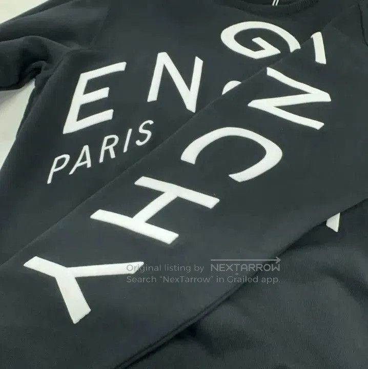 Givenchy Givenchy Men's Solid Black Long-Sleeve Sweatshirt. Size US XL / EU 56 / 4 - 6 Thumbnail