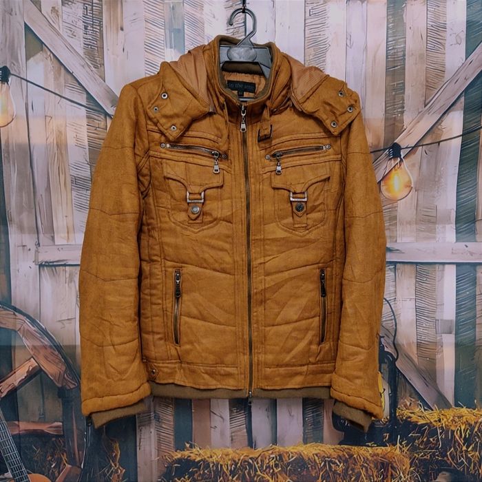 If Six Was Nine In The Attic Muddy Brown Moleskin Hooded Jacket Grailed