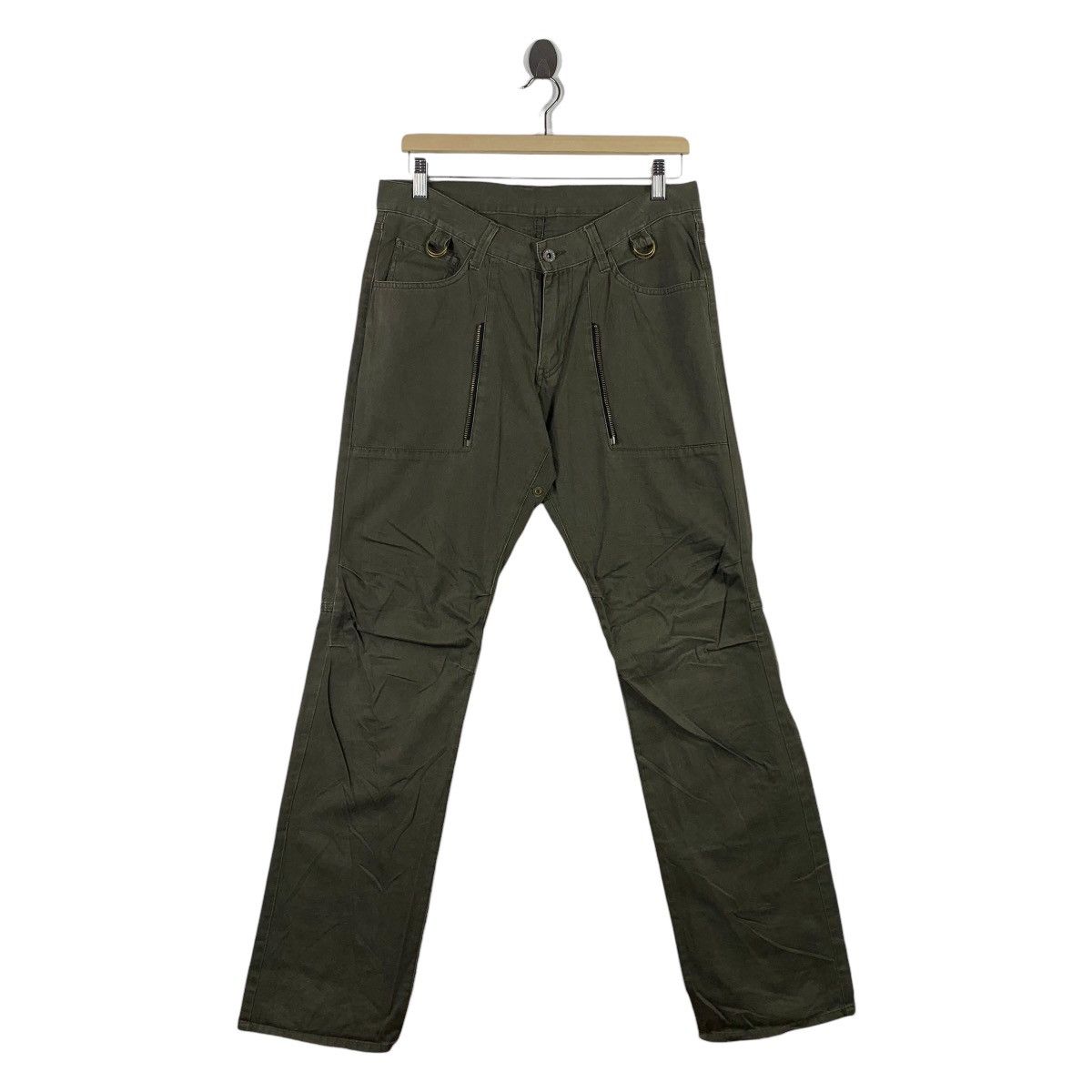 Japanese Brand × PPFM PPFM army green colour pants Size US 32 / EU 48 - 1 Thumbnail