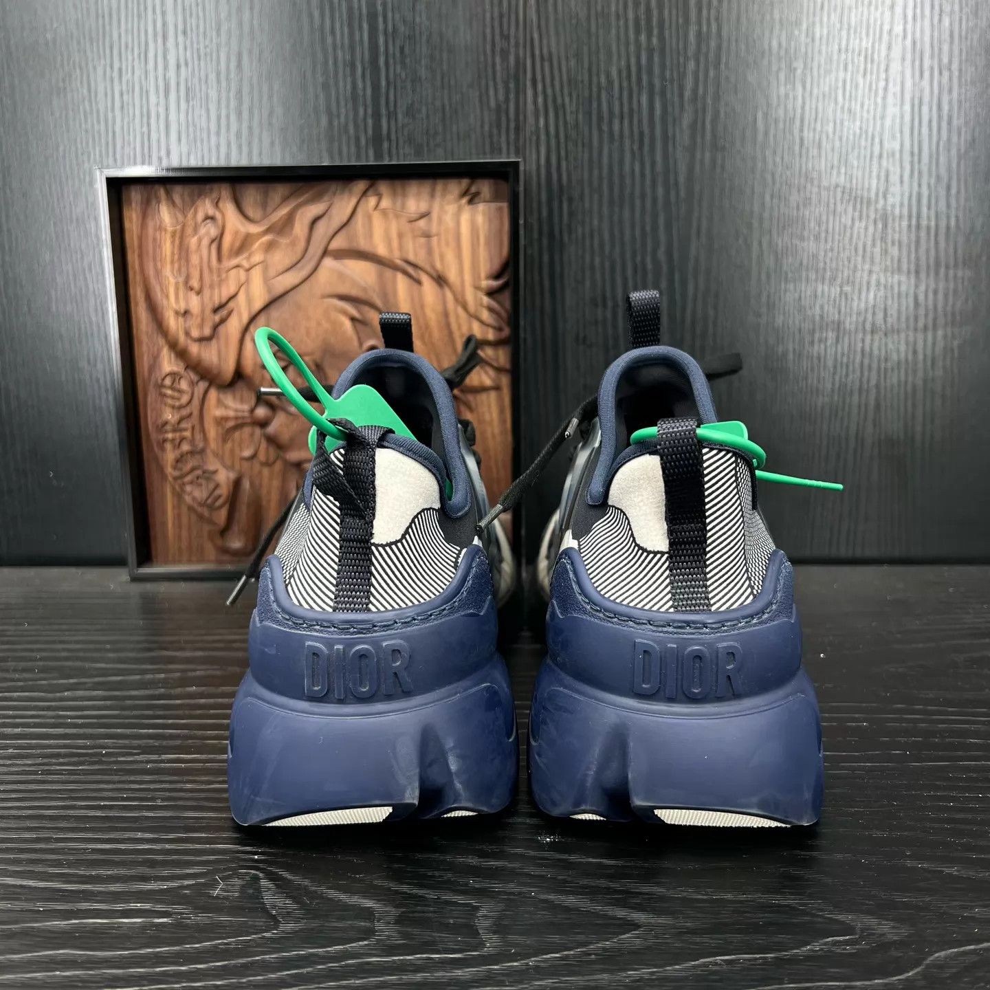 Dior DIOR D-Connect Navy Blue 38 Women's Near New Size US 7.5 / IT 37.5 - 3 Thumbnail