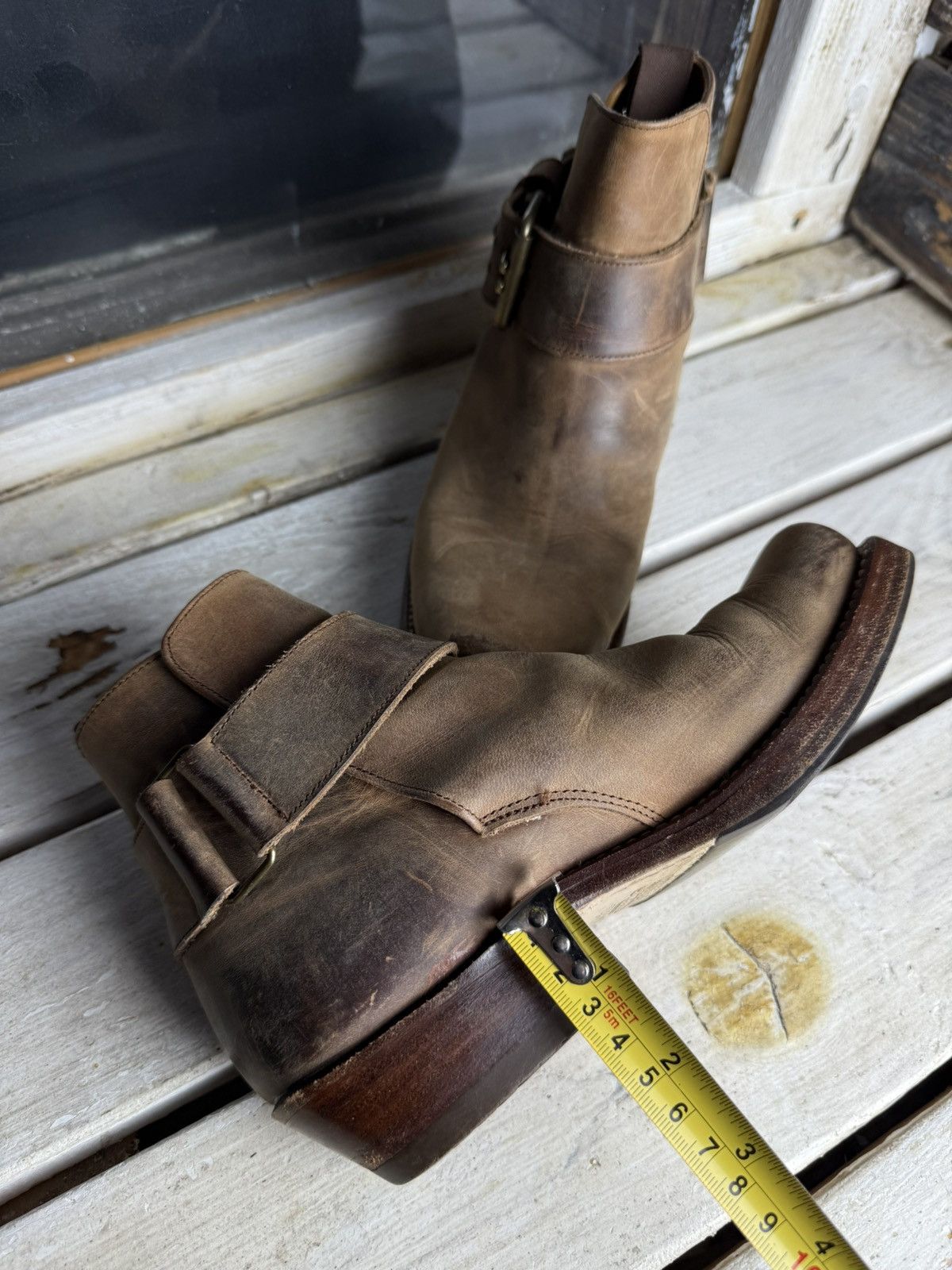 Sancho Boots 90s Sancho Goodyear Welt Leather Harness Boots Brown EU 36 Size US 5.5 / IT 35.5 - 18 Thumbnail
