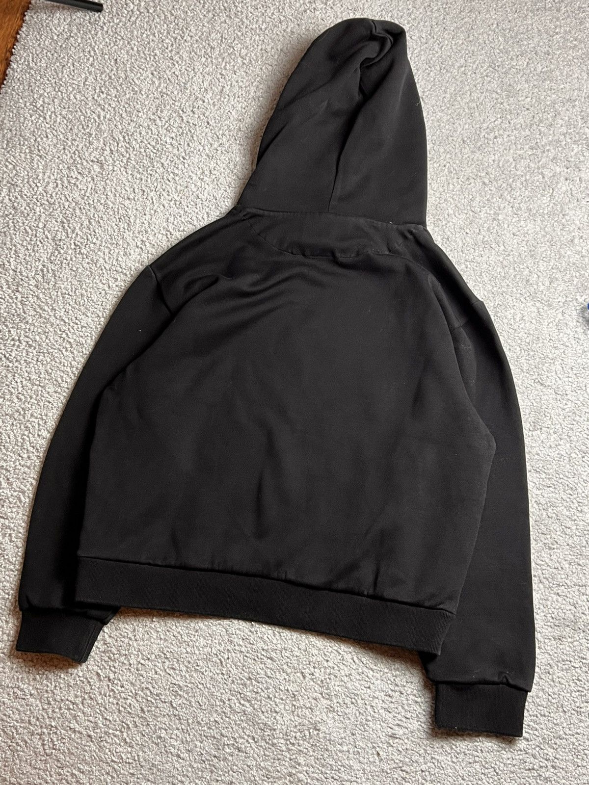 Prada SS22 Prada Logo Leather Patch Hoodie Size M Size US M / EU 48-50 / 2 - 11 Thumbnail