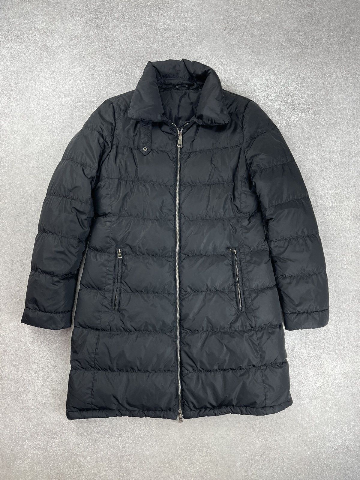 Prada Prada Black Nylon Down Puffer Jacket Women’s Size 44 Size M / US 6-8 / IT 42-44 - 2 Thumbnail