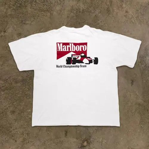 Japanese Brand Misuzu x Rumi White washed retro racing print t-shirt Size US M / EU 48-50 / 2 - 1 Thumbnail