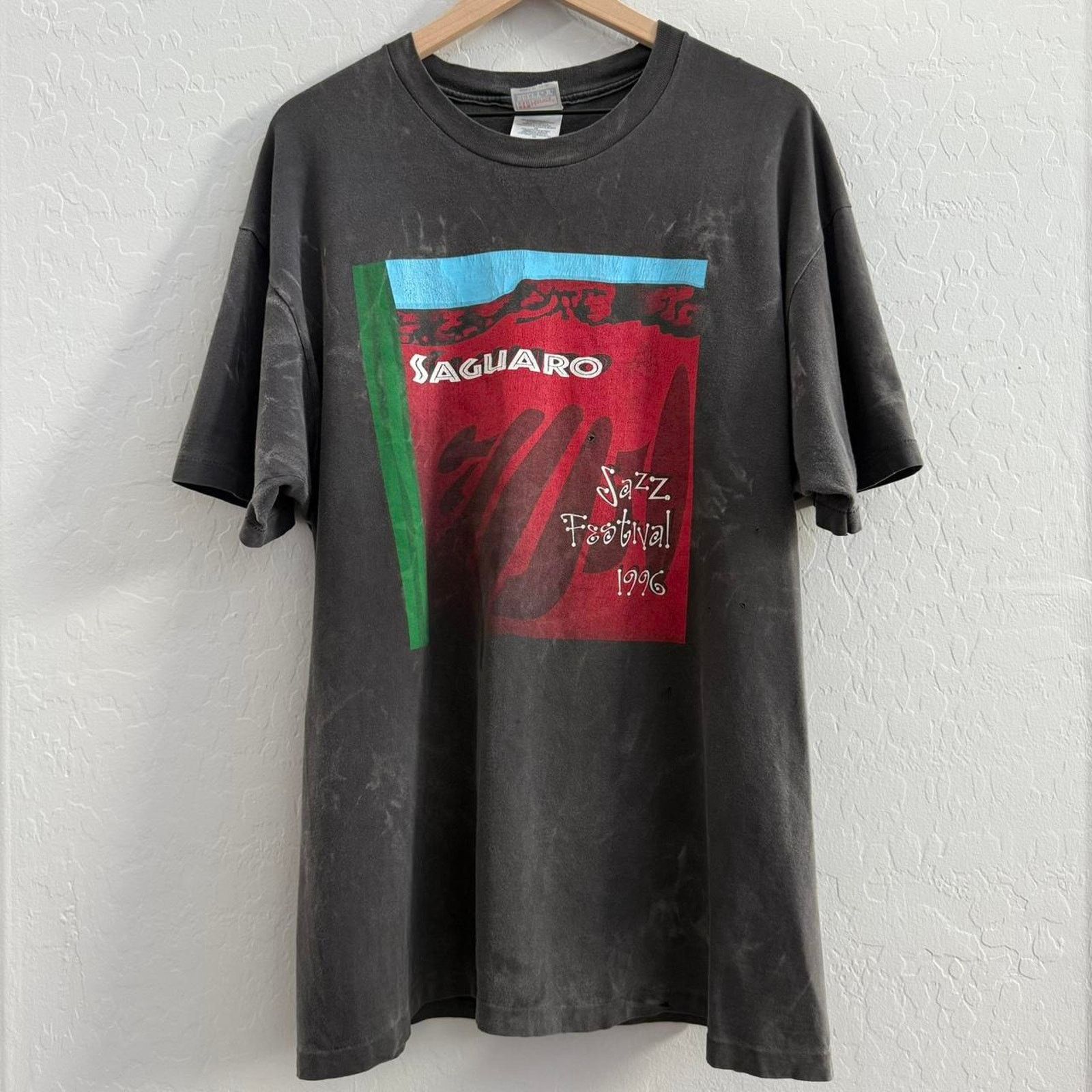 Other Vintage 1996 Faded Jazz Art T-Shirt Size US XL / EU 56 / 4 - 1 Thumbnail