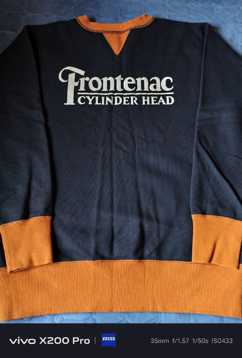 Freewheelers Freewheelers Colour matching motorcycle sweate