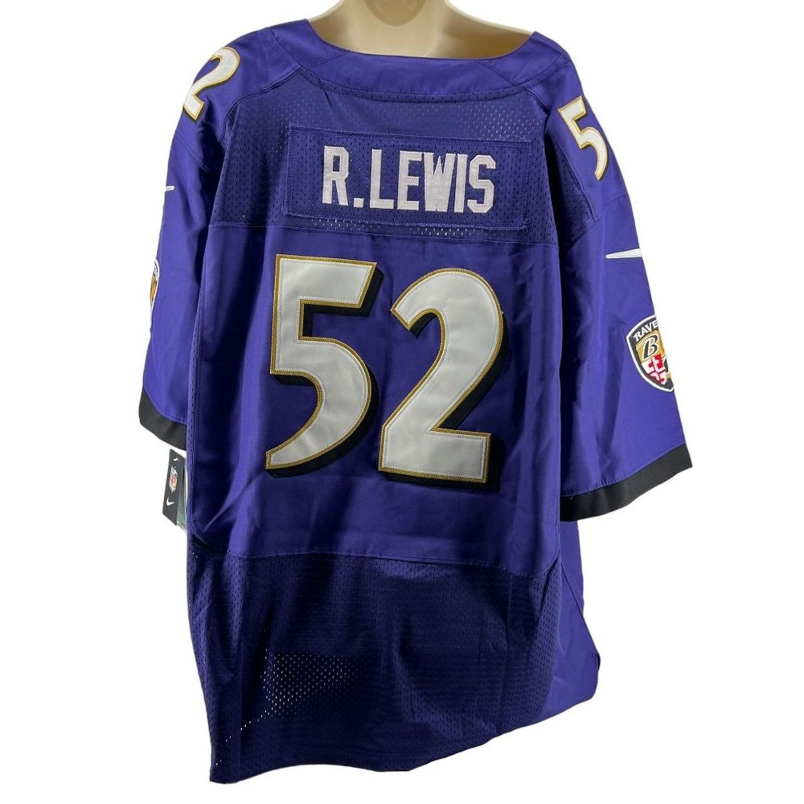 Nike Nike Purple NFL Baltimore Ravens Ray Lewis #52 Home Football Size US XL / EU 56 / 4 - 7 Thumbnail