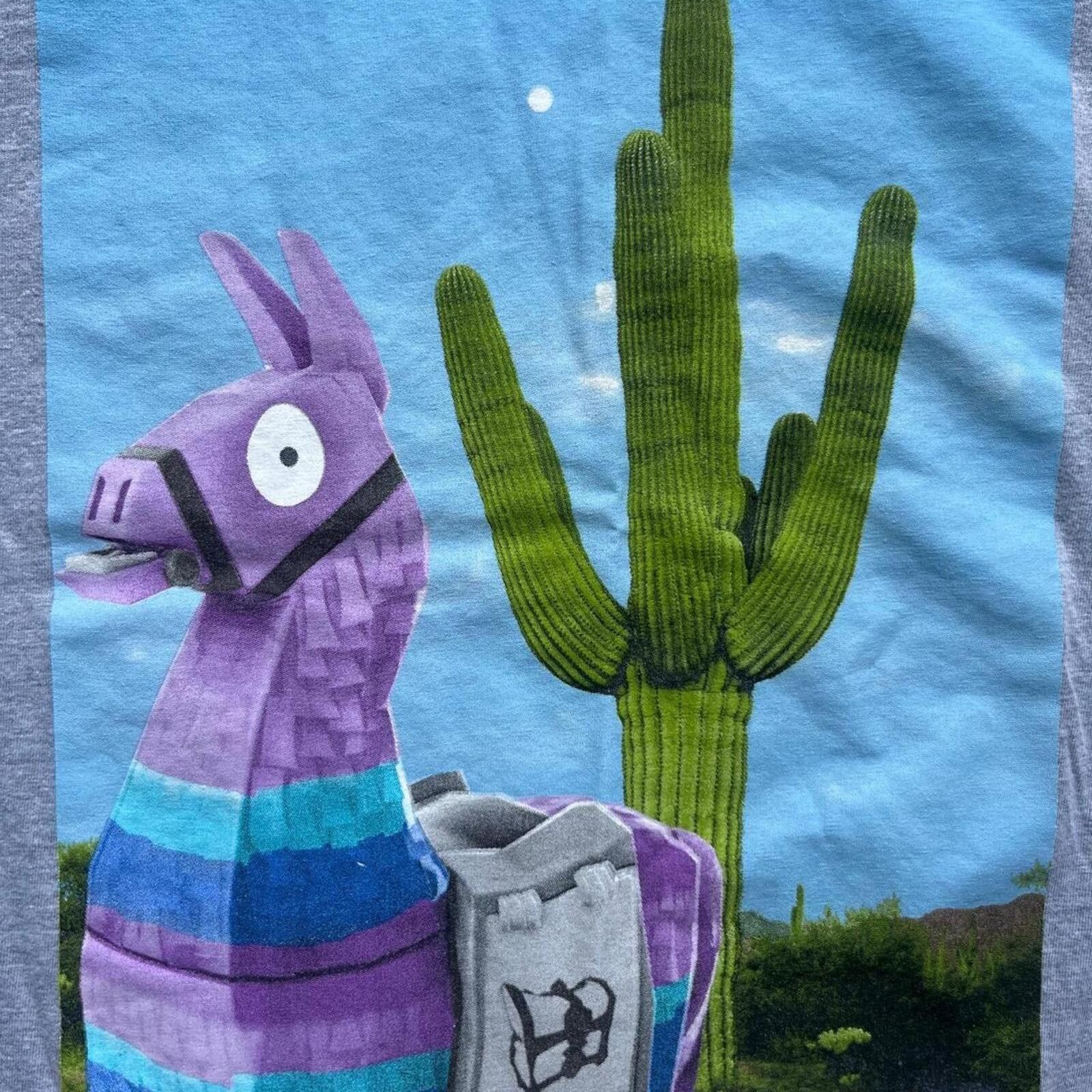 Other Fortnite Loot Llama Cactus Graphic T-Shirt Size US XXS / EU 40 - 5 Thumbnail