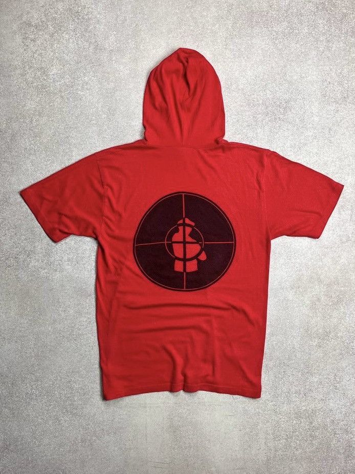 Band Tees × Public Enemy × Vintage Vintage Public Enemy Hooded Boxy T-shirt M Y2K Size US M / EU 48-50 / 2 - 3 Thumbnail