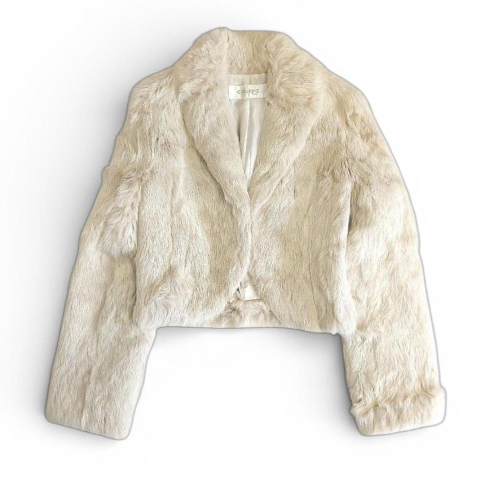 Other Real rabbit fur whimsy coquette short jacket coat Size XS / US 0-2 / IT 36-38 - 1 Thumbnail