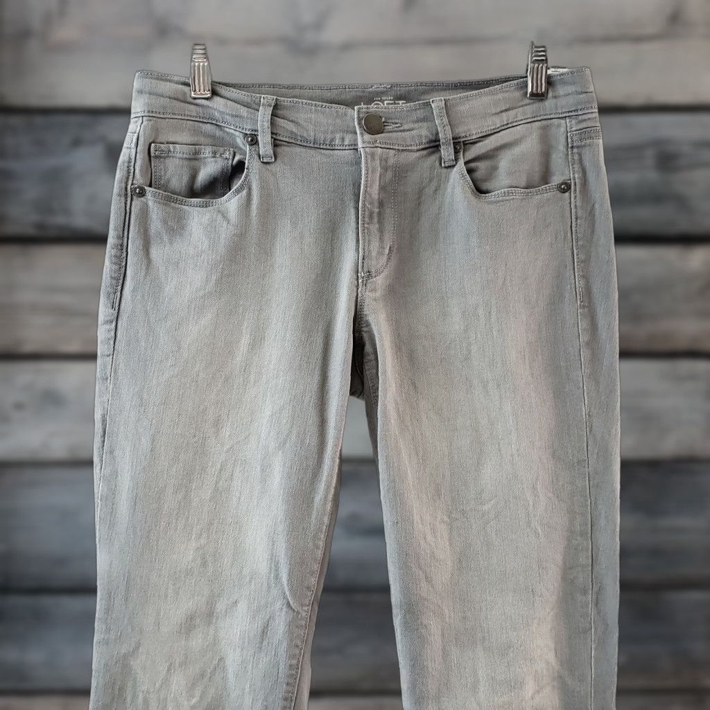 Loft VINTAGE Ann Taylor LOFT Womens Modern Skinny Jeans Sz 6 Solid Gray Low Rise Size 28" / US 6 / IT 42 - 1 Thumbnail