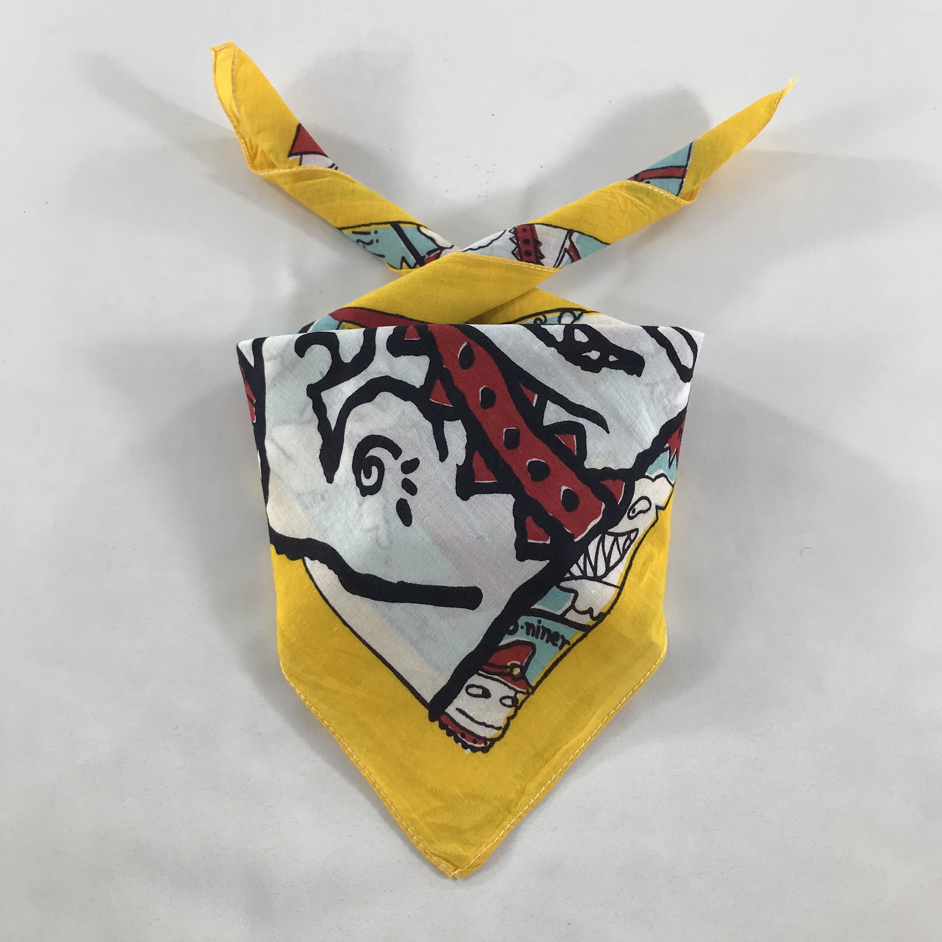 Japanese Brand × Vintage Octopus Army Bandana / Handkerchief / Neckerchief - S1846 Size ONE SIZE - 4 Thumbnail