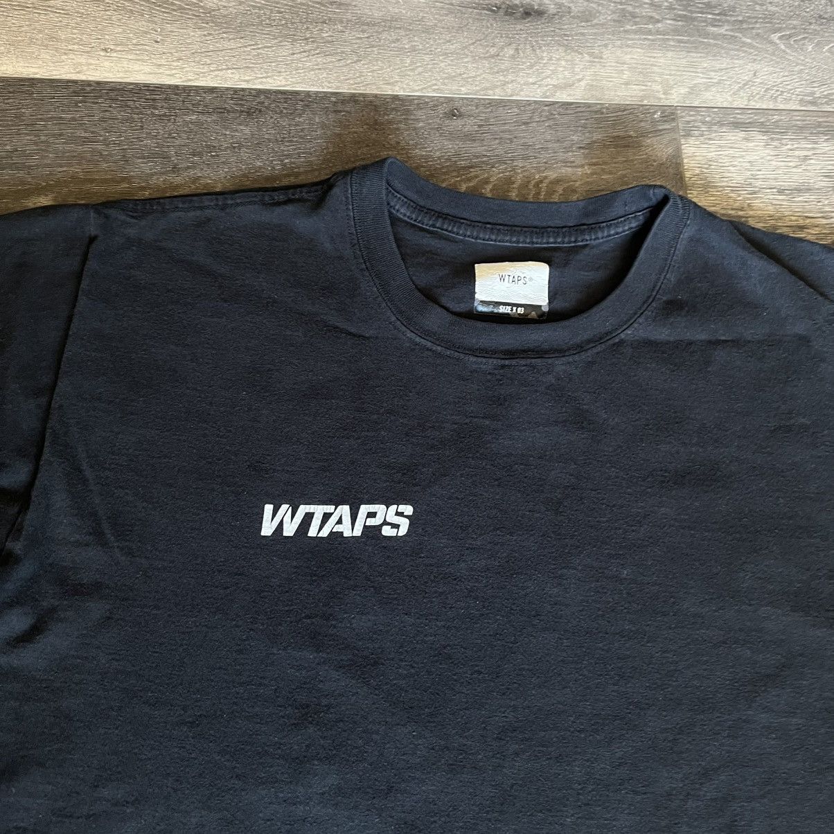 Wtaps WTAPS Stencil Black White Graphic Logo Tee Shirt Size US L / EU 52-54 / 3 - 3 Thumbnail