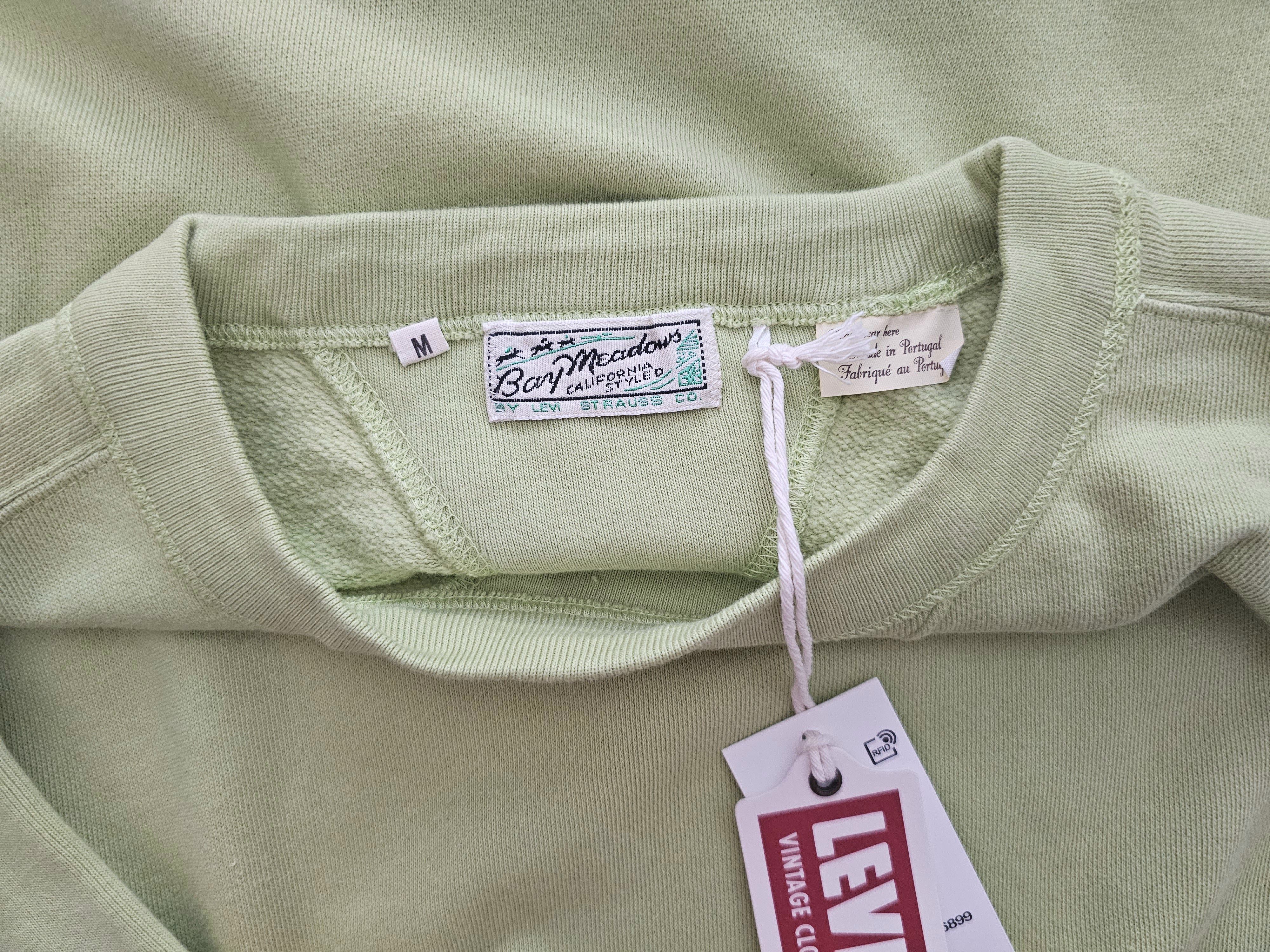 Levi's Vintage Clothing Levi's Vintage Clothing Bay Meadows Sweatshirt Green SS20 Size US M / EU 48-50 / 2 - 4 Thumbnail