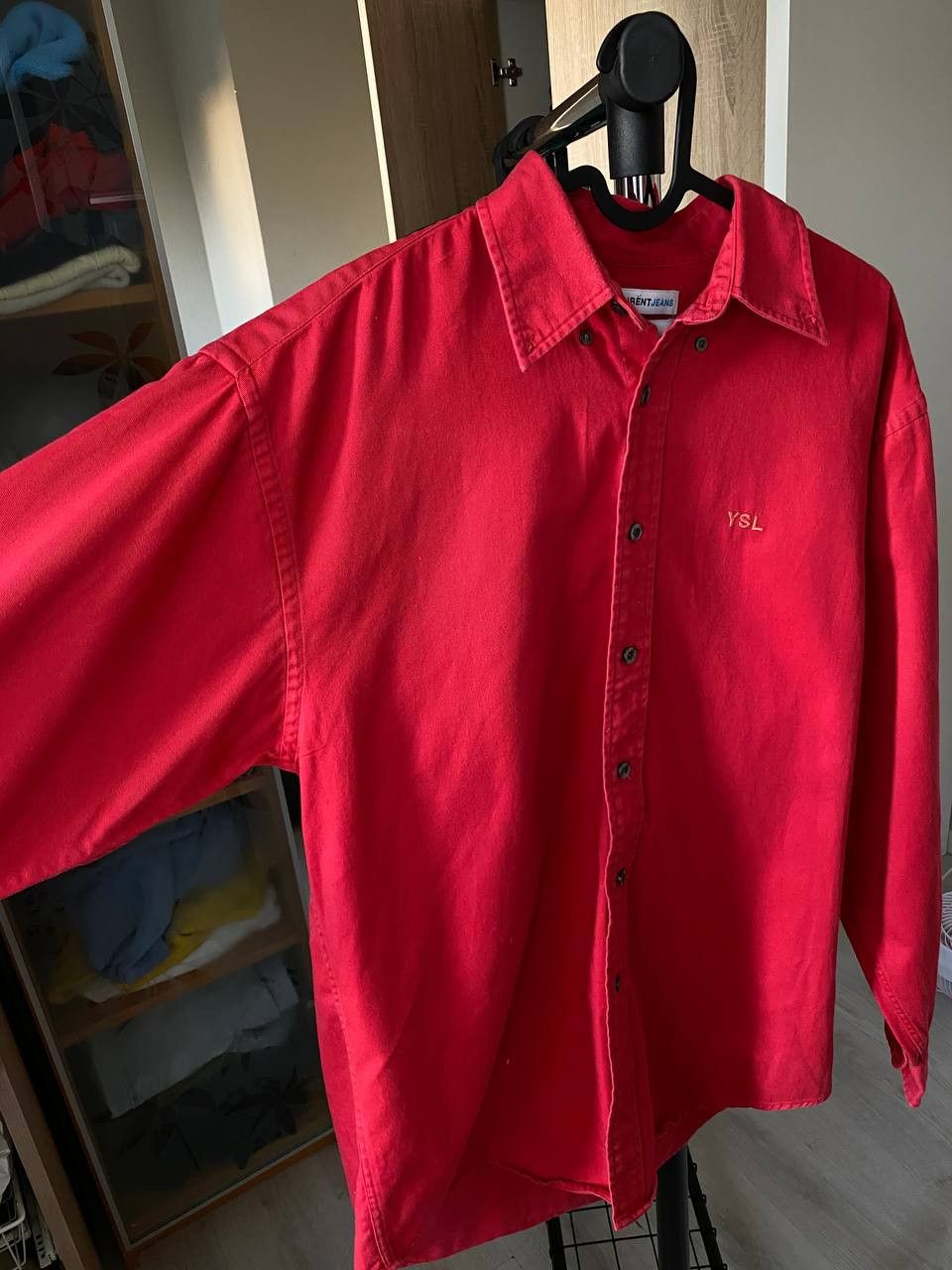 Vintage × Yves Saint Laurent Vinatge Yves Saint Laurent Shirt 90's Overshirt Luxury Size US M / EU 48-50 / 2 - 3 Thumbnail