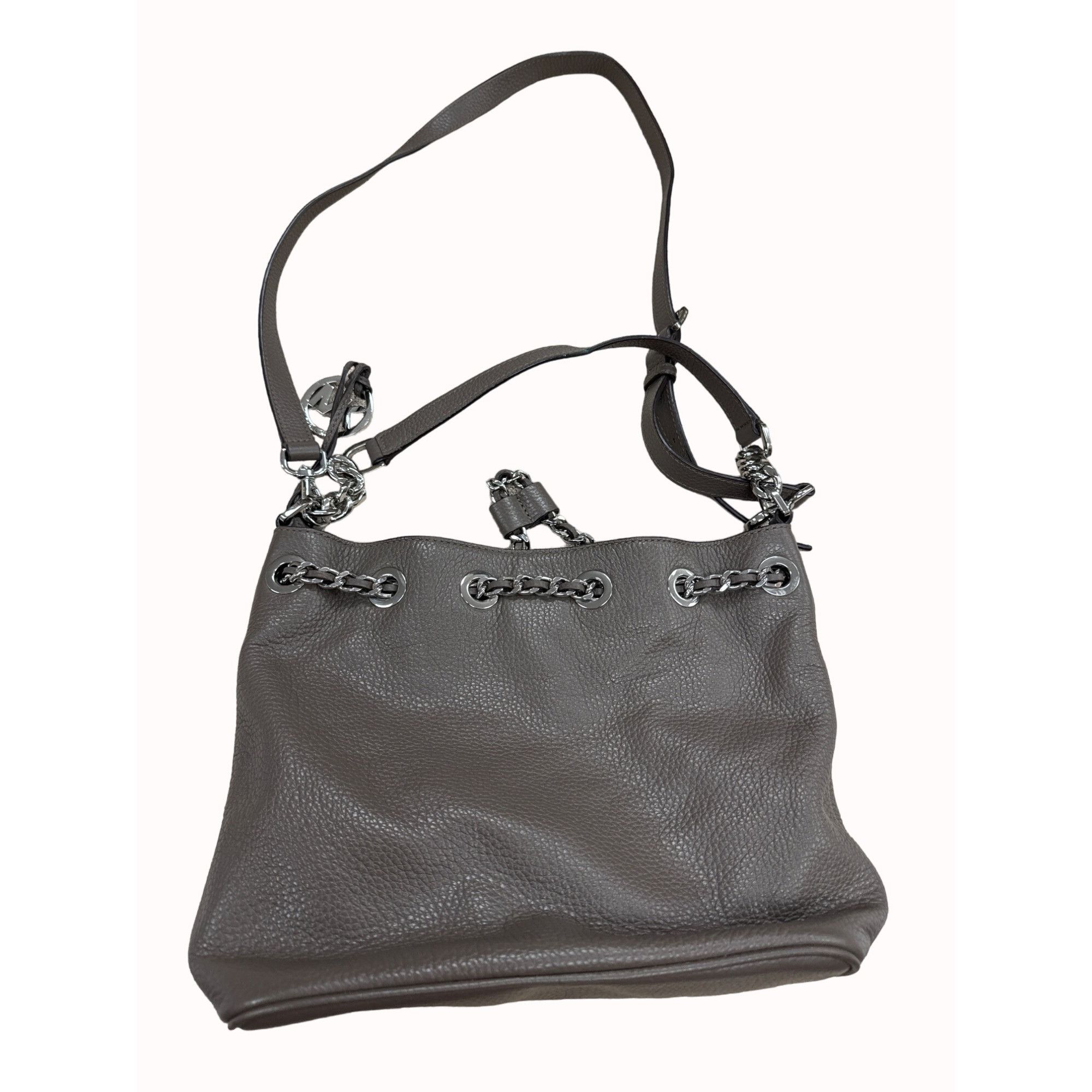 Michael Kors Michael Kors Authentic women’s leather chain link gray purse Size ONE SIZE - 9 Thumbnail