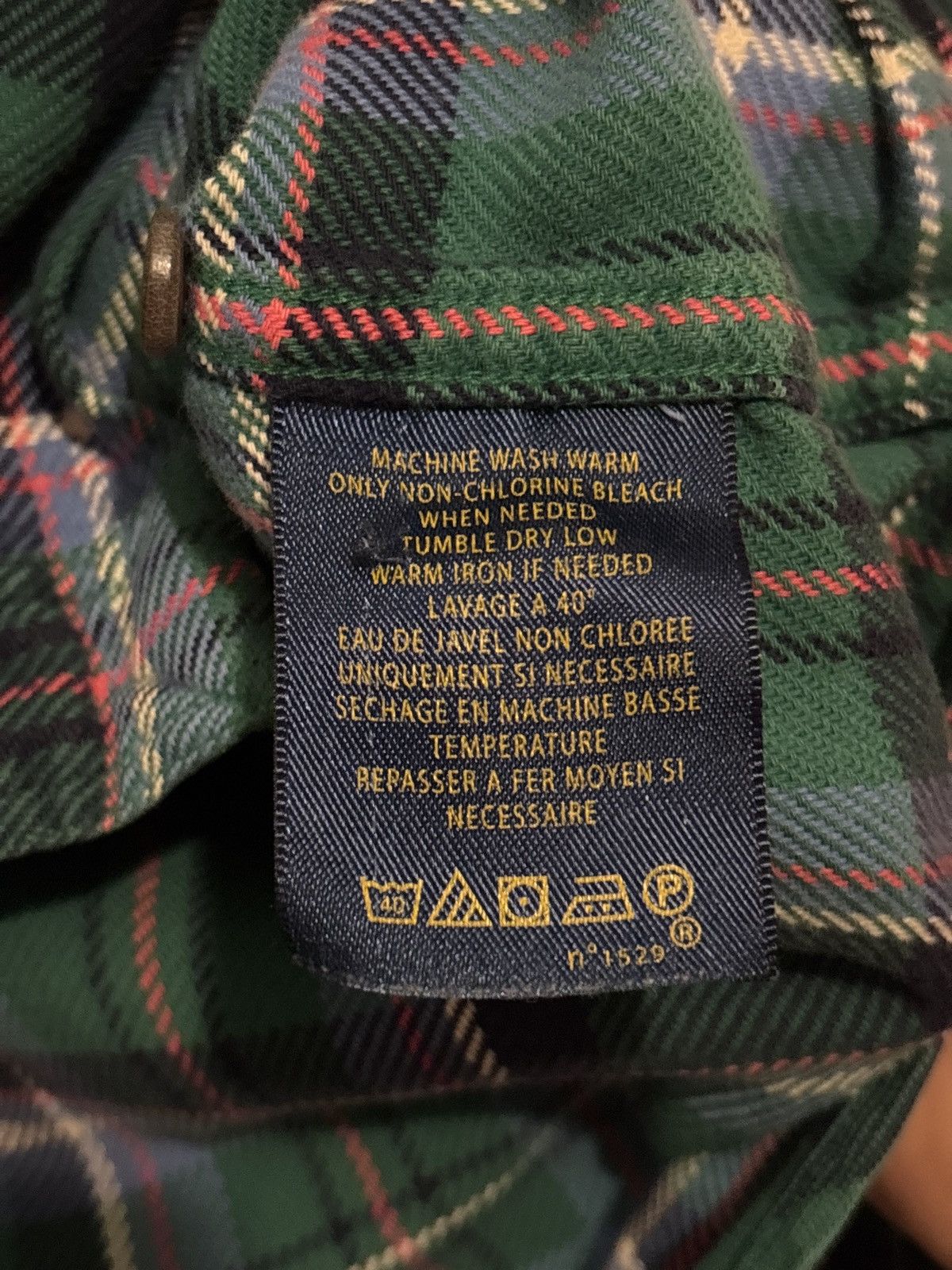 Rugby Ralph Lauren Pyrex Blank Rugby Ralph Lauren Long Sleeve Flannel Shirt Size US S / EU 44-46 / 1 - 8 Thumbnail