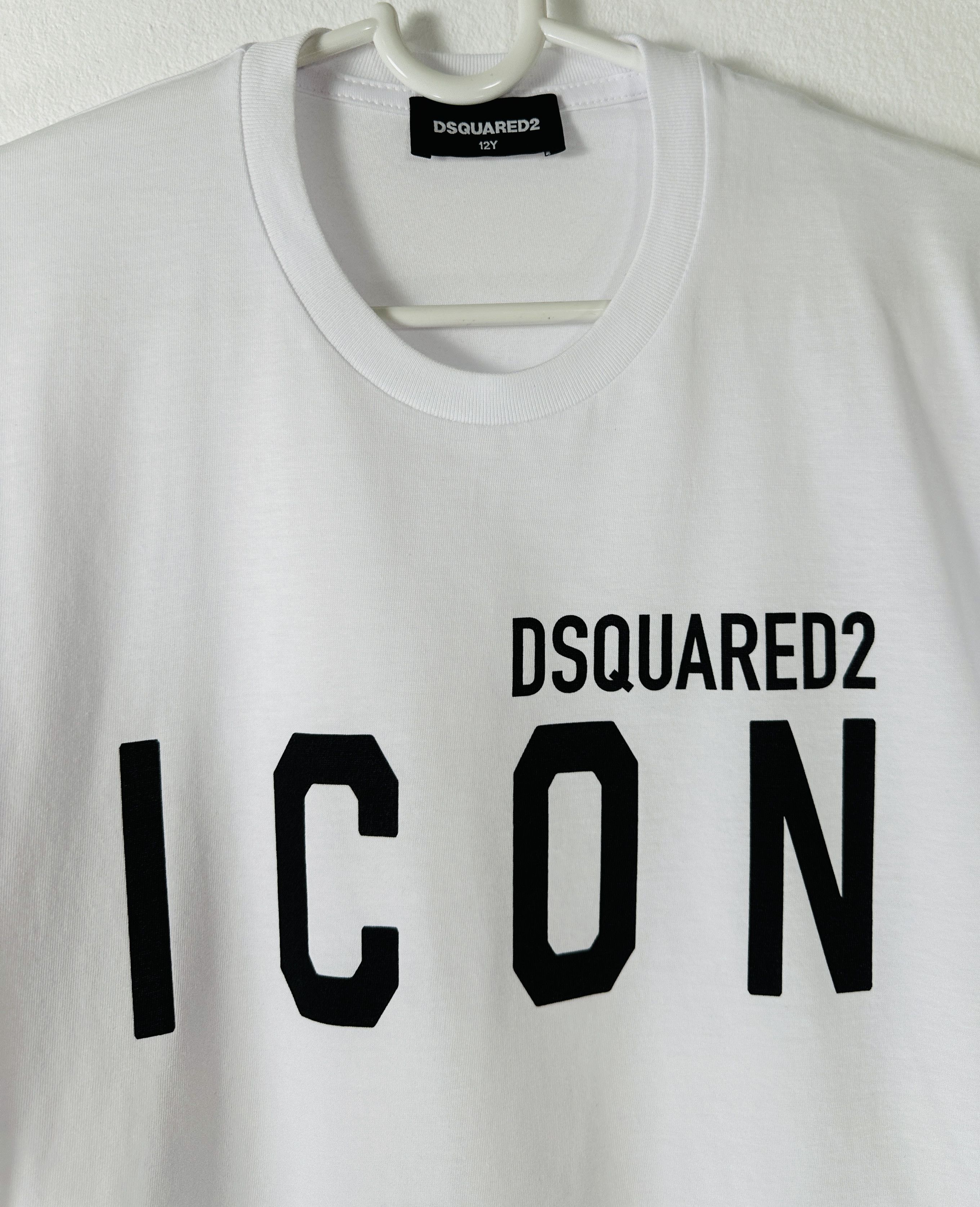 Dsquared2 White Icon Logos T-shirt Size US XS / EU 42 / 0 - 2 Thumbnail