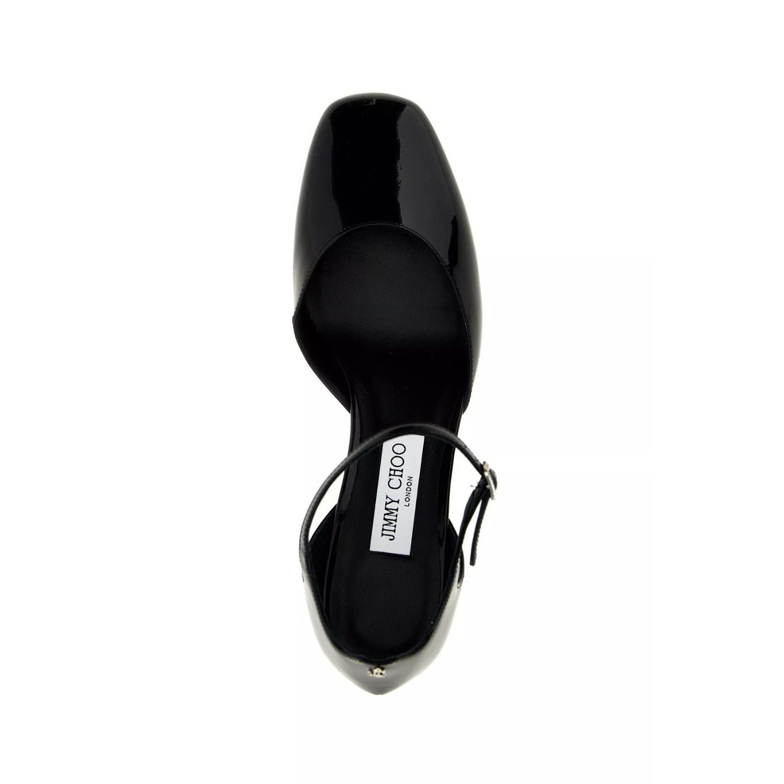 Jimmy Choo JIMMY CHOO Pixie Black Leather 45mm Heeled Slingback Pumps N Size US 8 / IT 38 - 4 Thumbnail