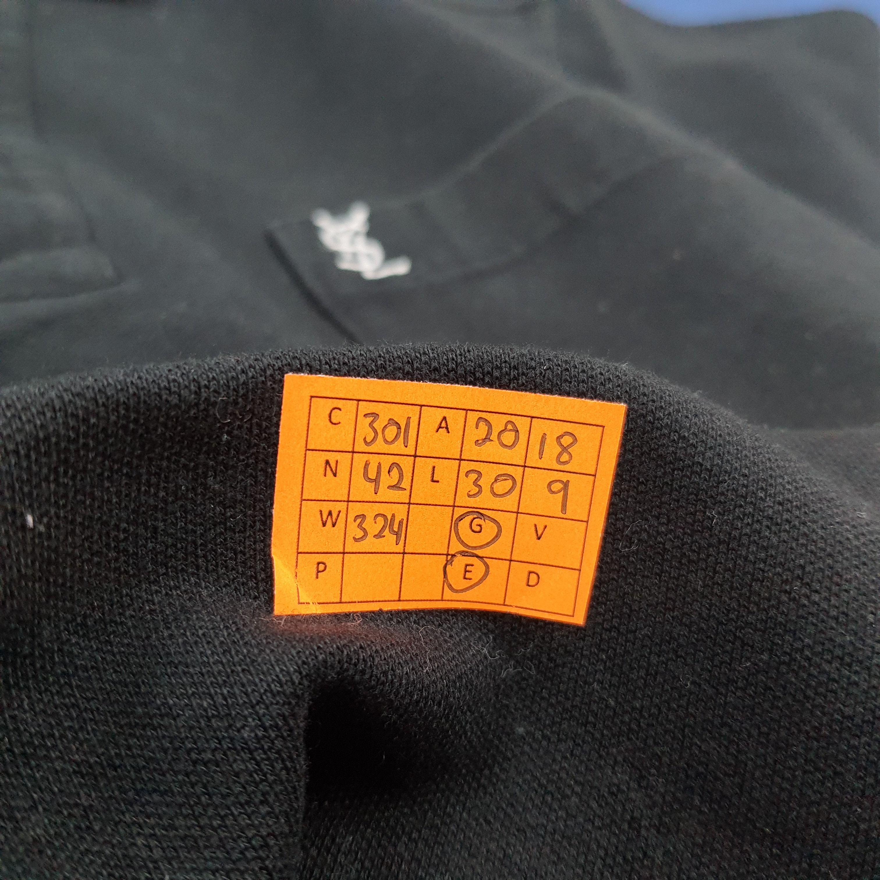 Yves Saint Laurent Vintage Yves Saint Laurent Polo Shirt YSL Pour Homme C301N42 Size US M / EU 48-50 / 2 - 9 Thumbnail