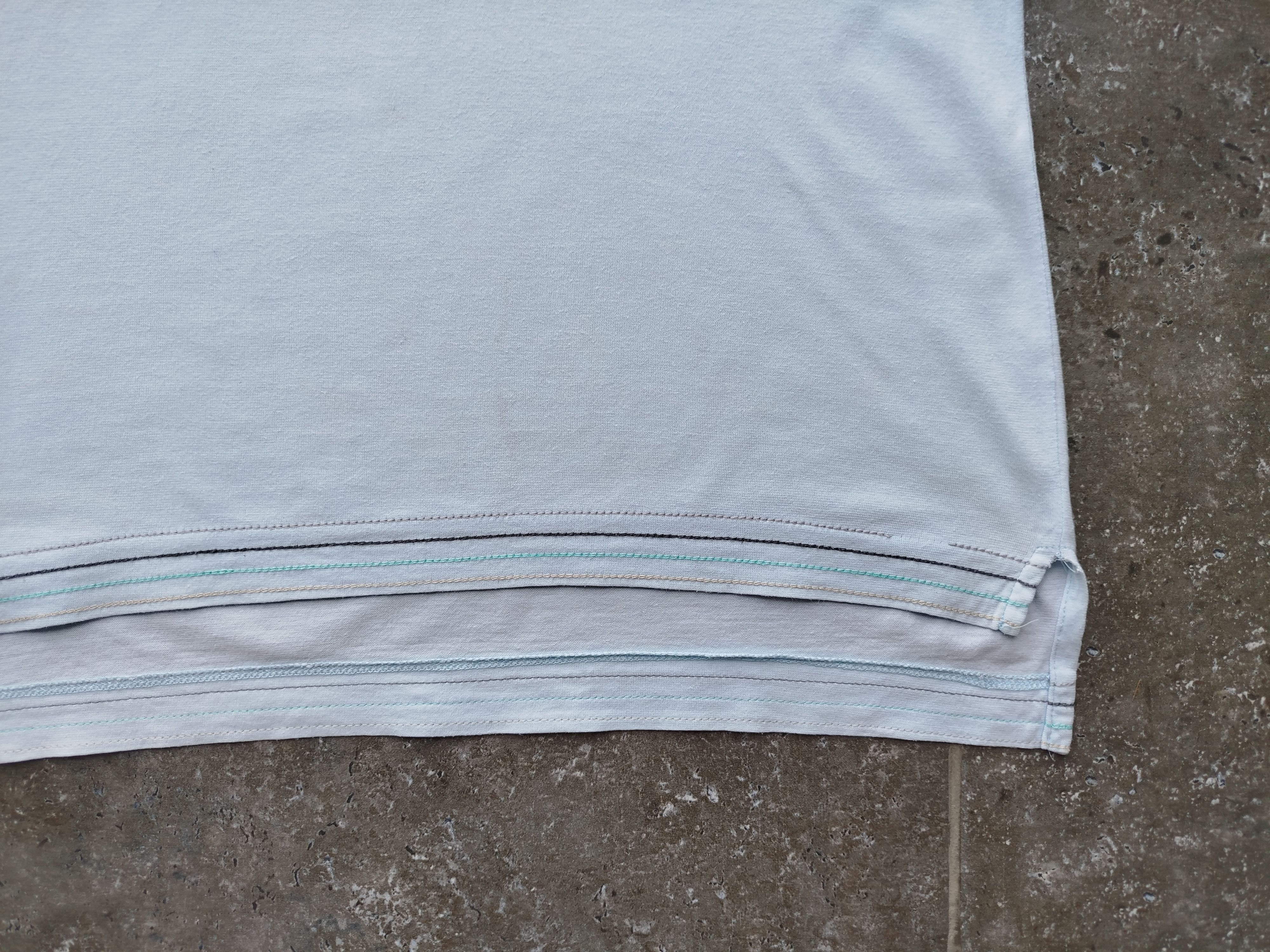 Dolce & Gabbana D&G T-Shirt Polo Light Blue Cotton Vintage 00s Size US M / EU 48-50 / 2 - 5 Thumbnail