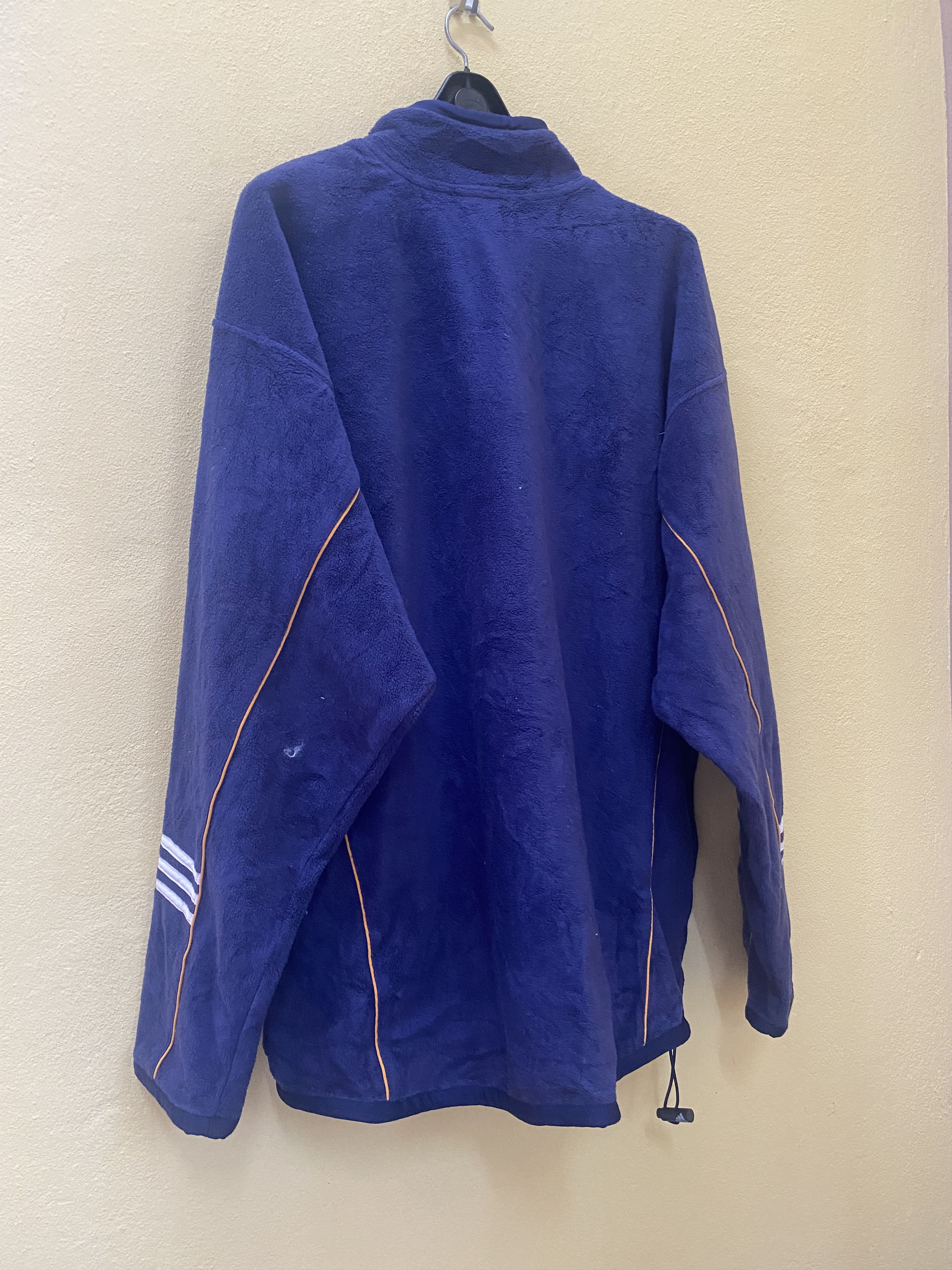 Adidas × Vintage Adidas Real Madrid fleece zipped Size US XL / EU 56 / 4 - 4 Thumbnail