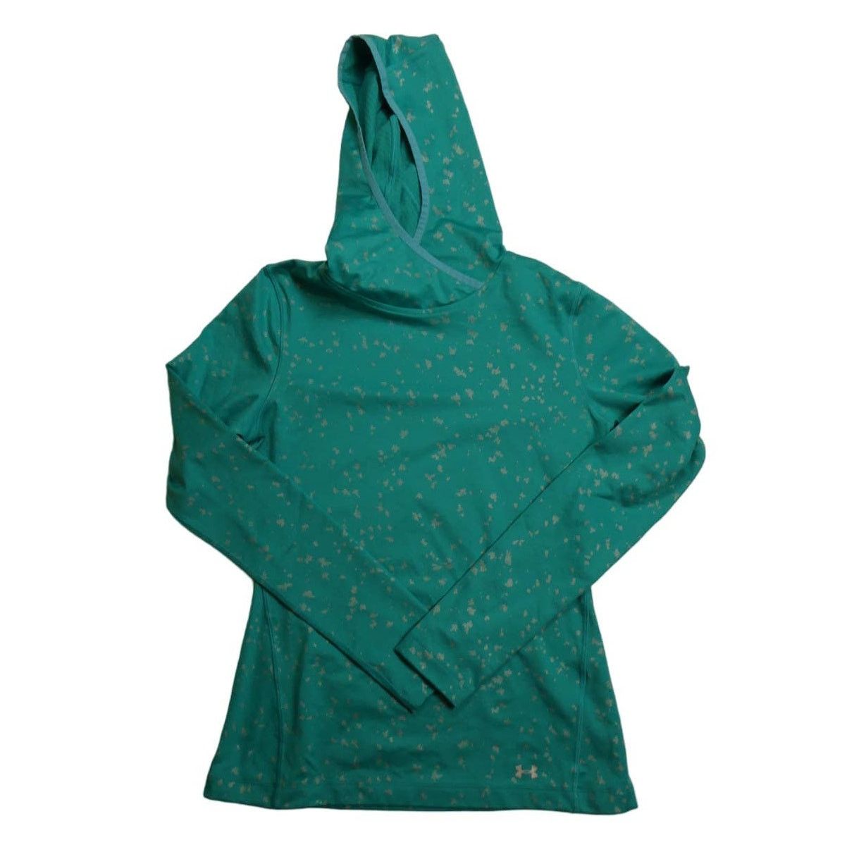 Under Armour UNDER ARMOUR cold gear hoodie, fitted medium, green, NEW Size M / US 6-8 / IT 42-44 - 1 Thumbnail