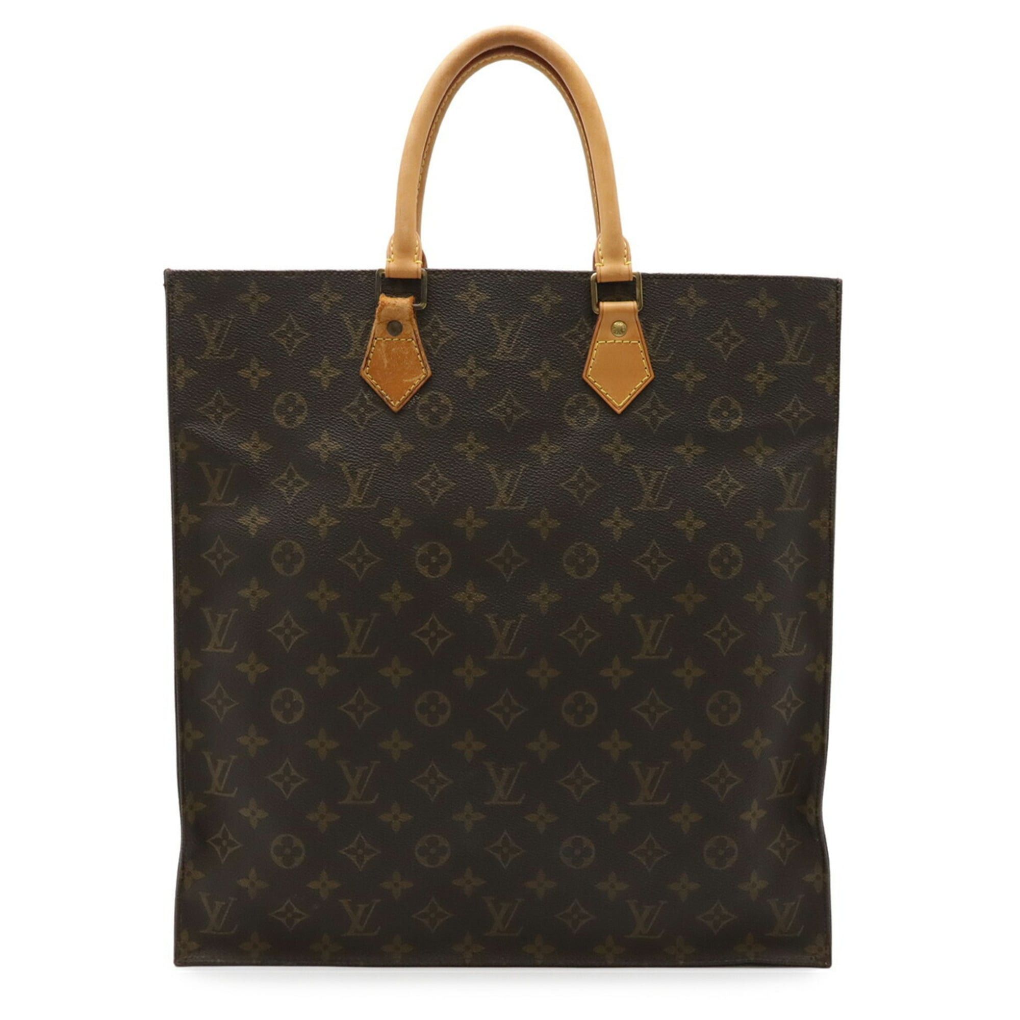 Louis Vuitton Louis Vuitton Monogram Sac Plat Tote Bag Handbag Square Shape M51140 Size ONE SIZE - 1 Thumbnail