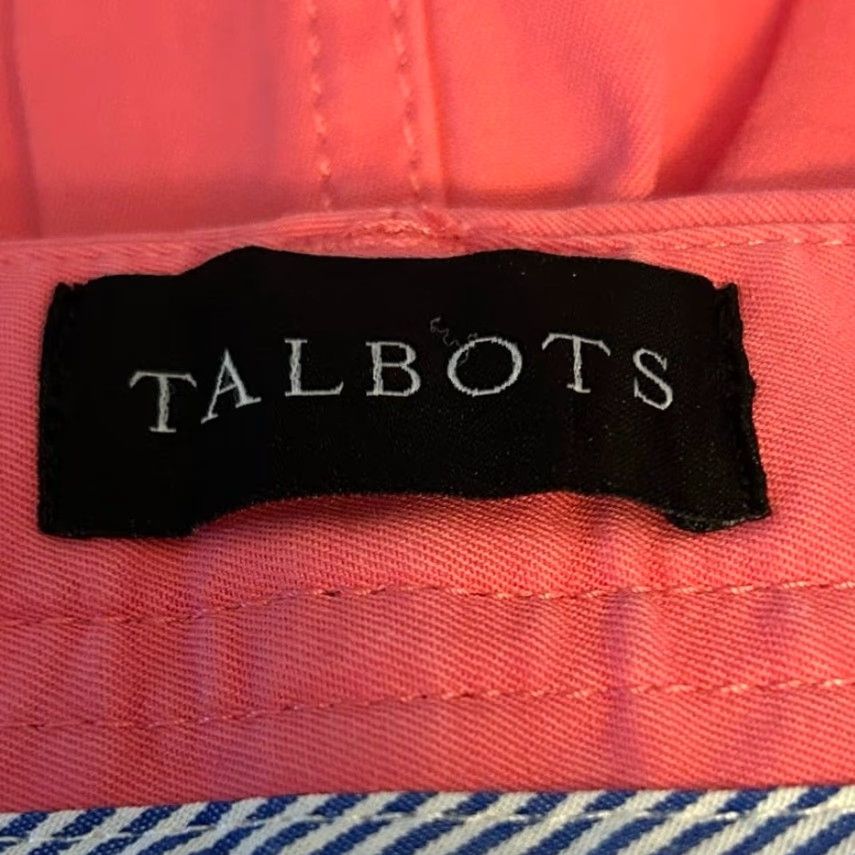 Talbots Talbots Pink High Rise Relaxed Chino Pants 12 Womens Straight Stretch 29in Inseam Size 34" / US 12 / IT 48 - 4 Thumbnail