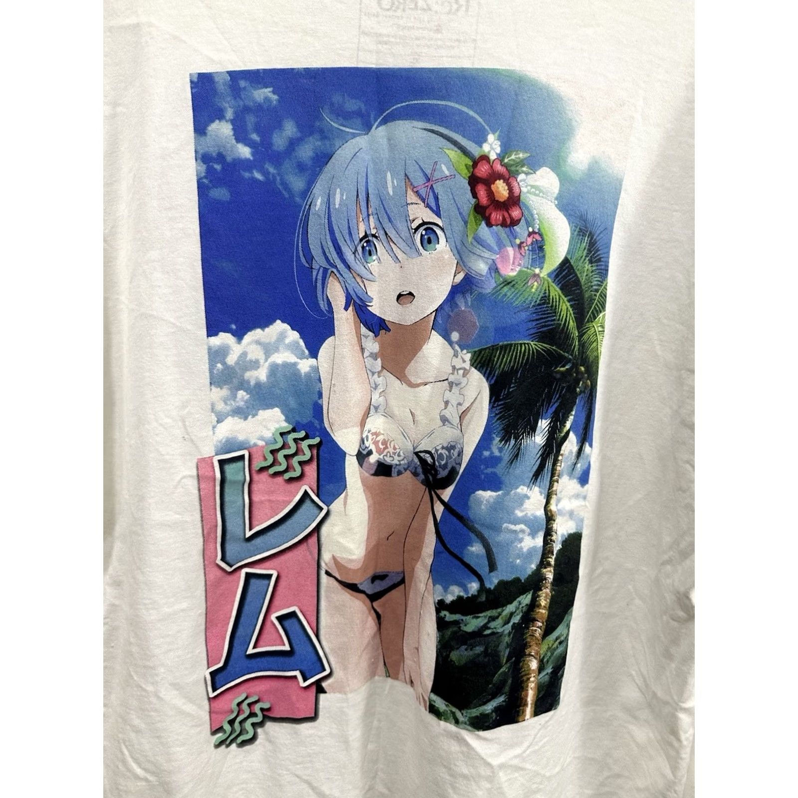 Vintage Re;Zero x Crunchyroll Rem Kawaii Anime Manga Long Sleeve T-Shirt Size XL Size US XL / EU 56 / 4 - 3 Thumbnail