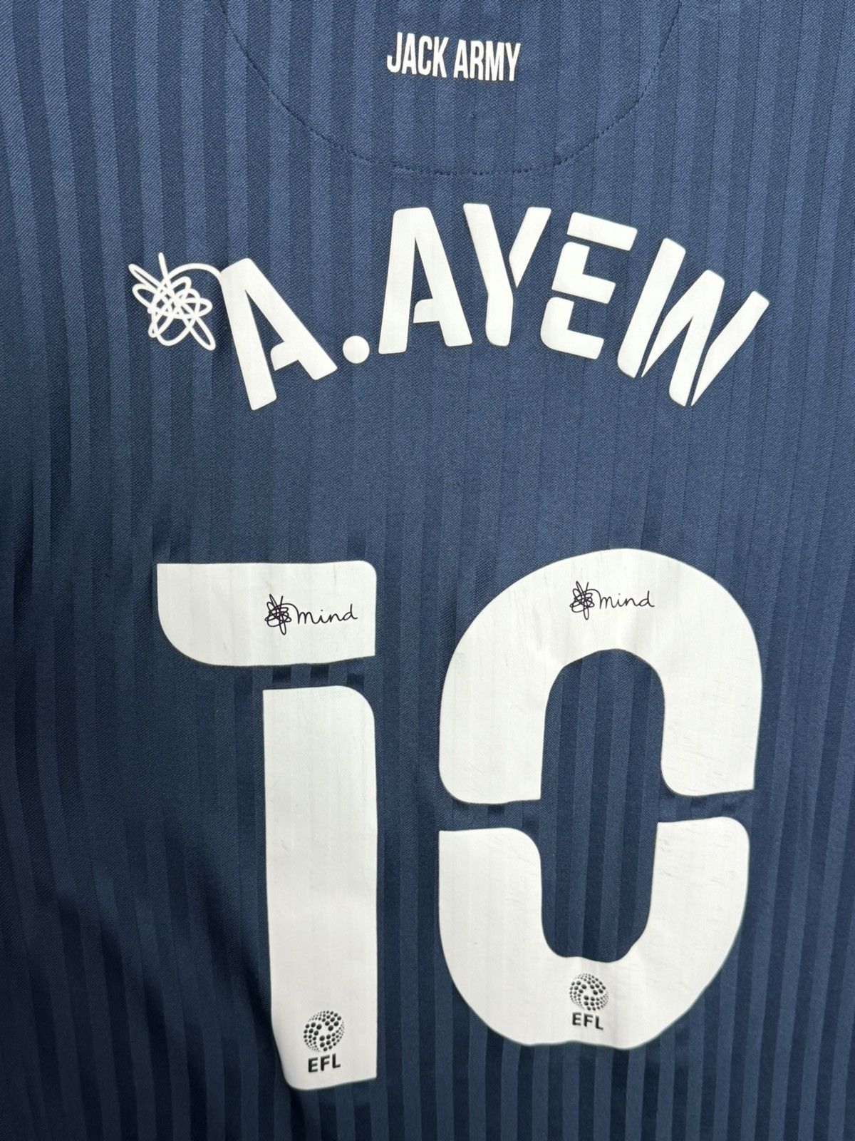 Joma Swansea City 20/21 Third A. Ayew Football Jersey Size US M / EU 48-50 / 2 - 3 Thumbnail
