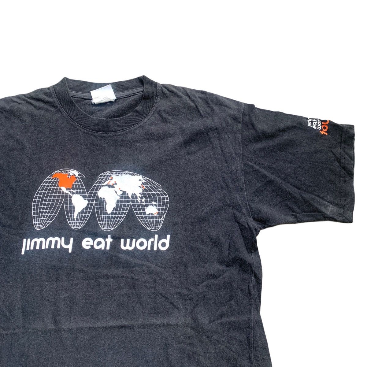 Band Tees × Vintage VTG Y2K JIMMY EAT WORLD TOUR 2001 TSHIRT Size US M / EU 48-50 / 2 - 1 Thumbnail