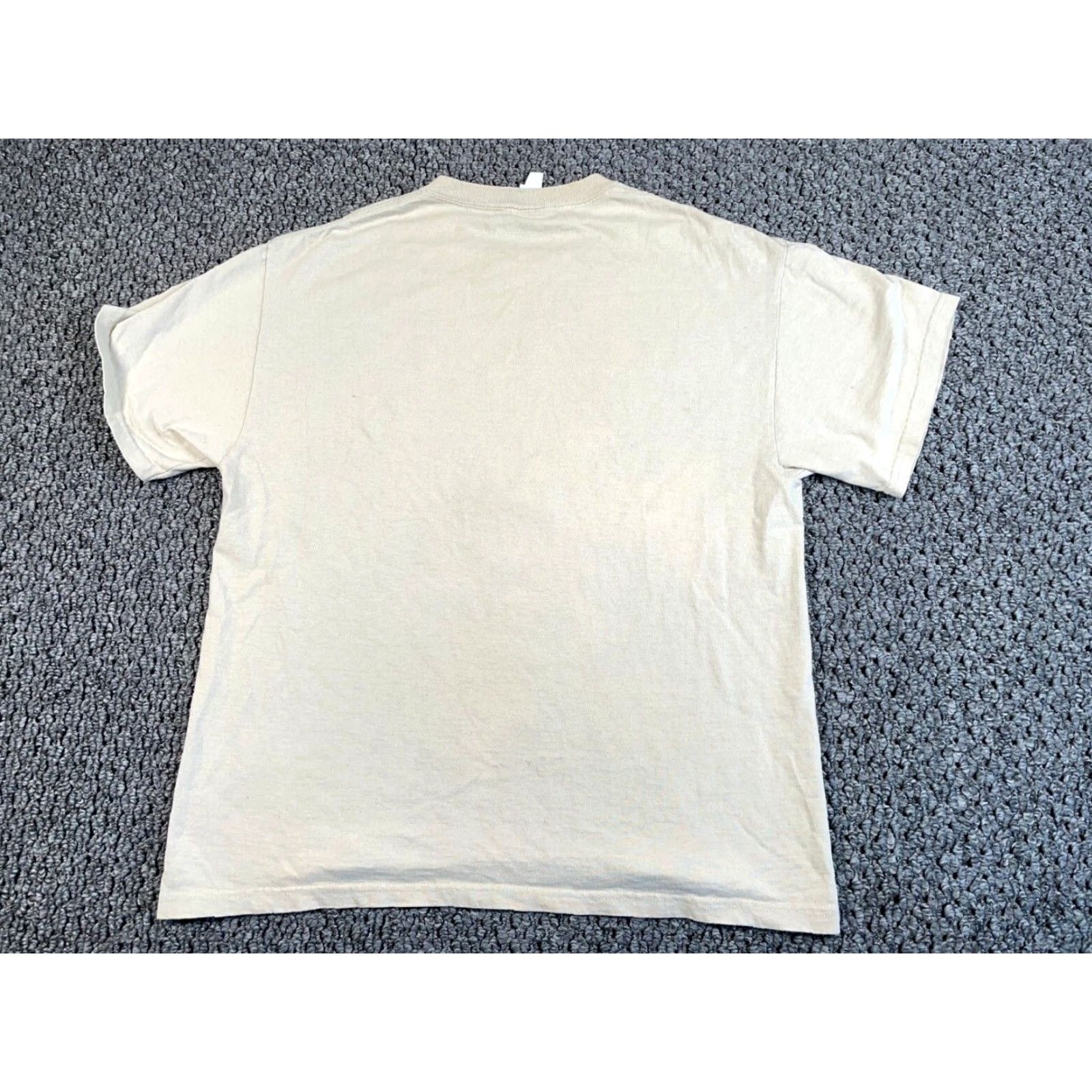 Vintage VINTAGE Looney Tunes Tasmanian Devil T-Shirt Adult Large Beige Graphic Print Retro Mens Size US L / EU 52-54 / 3 - 2 Thumbnail